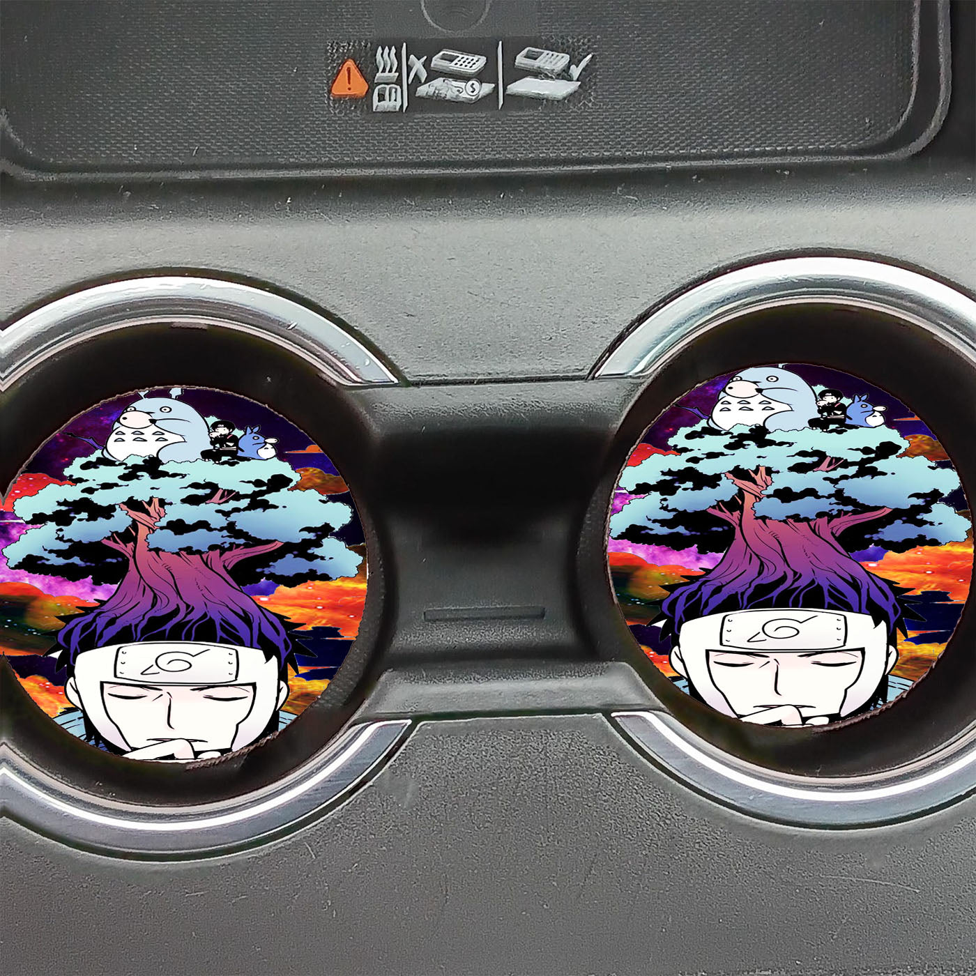 Neigbhor Totoro Meet Naruto Car Coasters