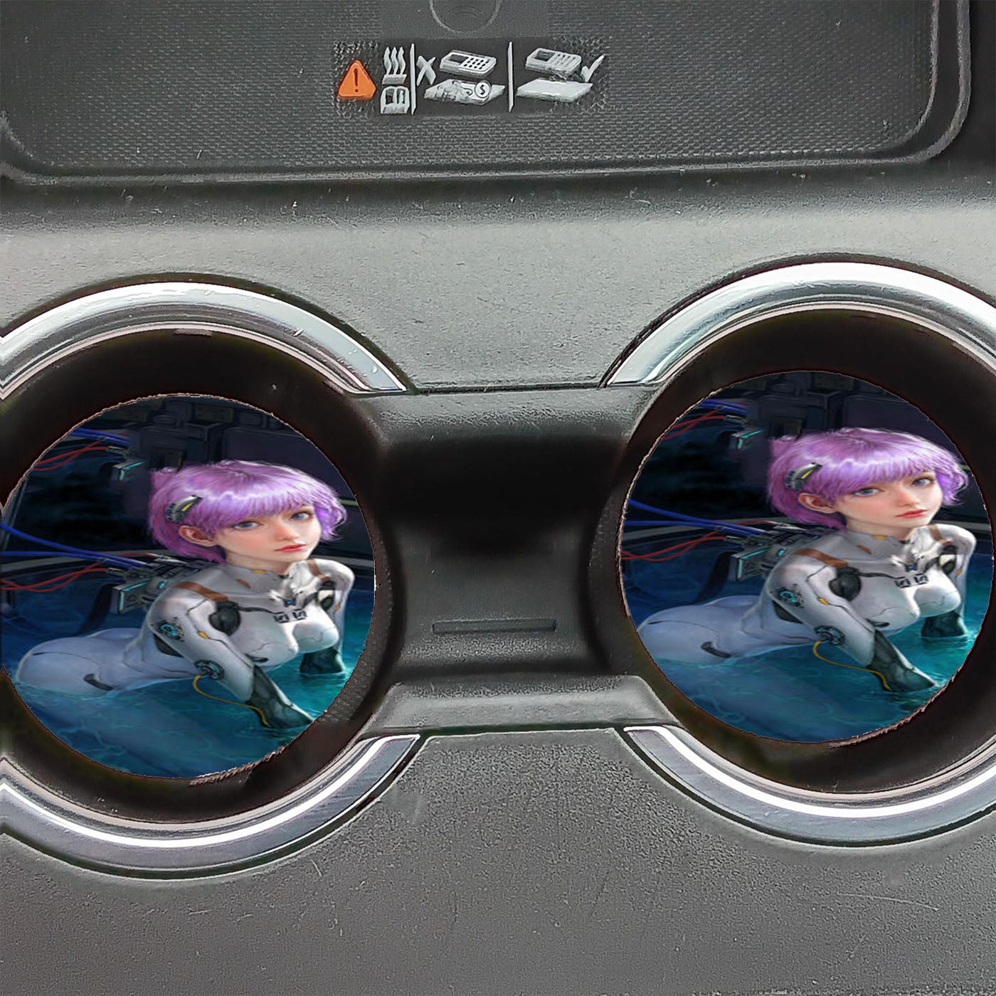 Neon Genesis Evangelion Manga Car Coasters