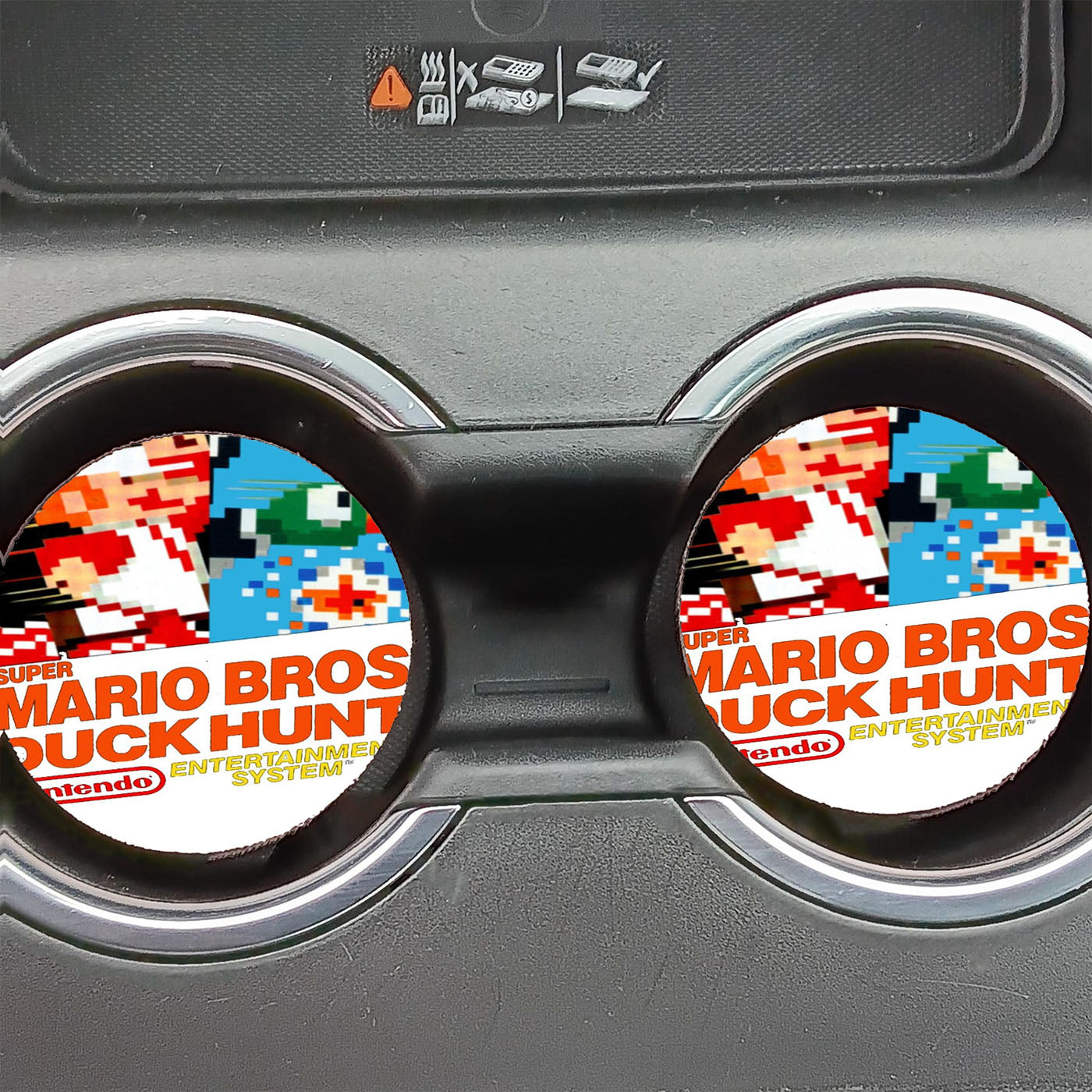 Nes Super Mario Bros & Duck Hunt Car Coasters