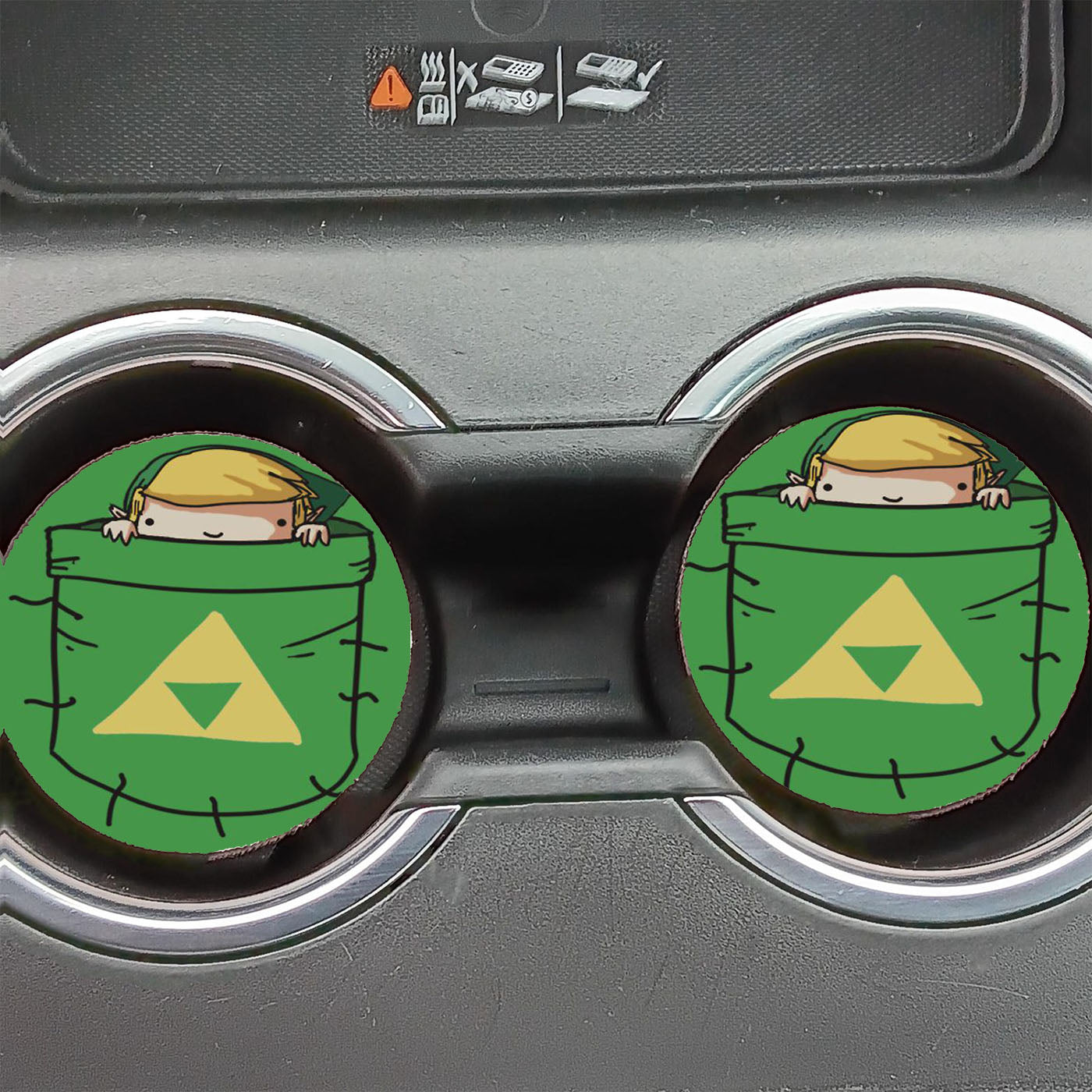 New Pocket Link Of Zelda Car Coasters