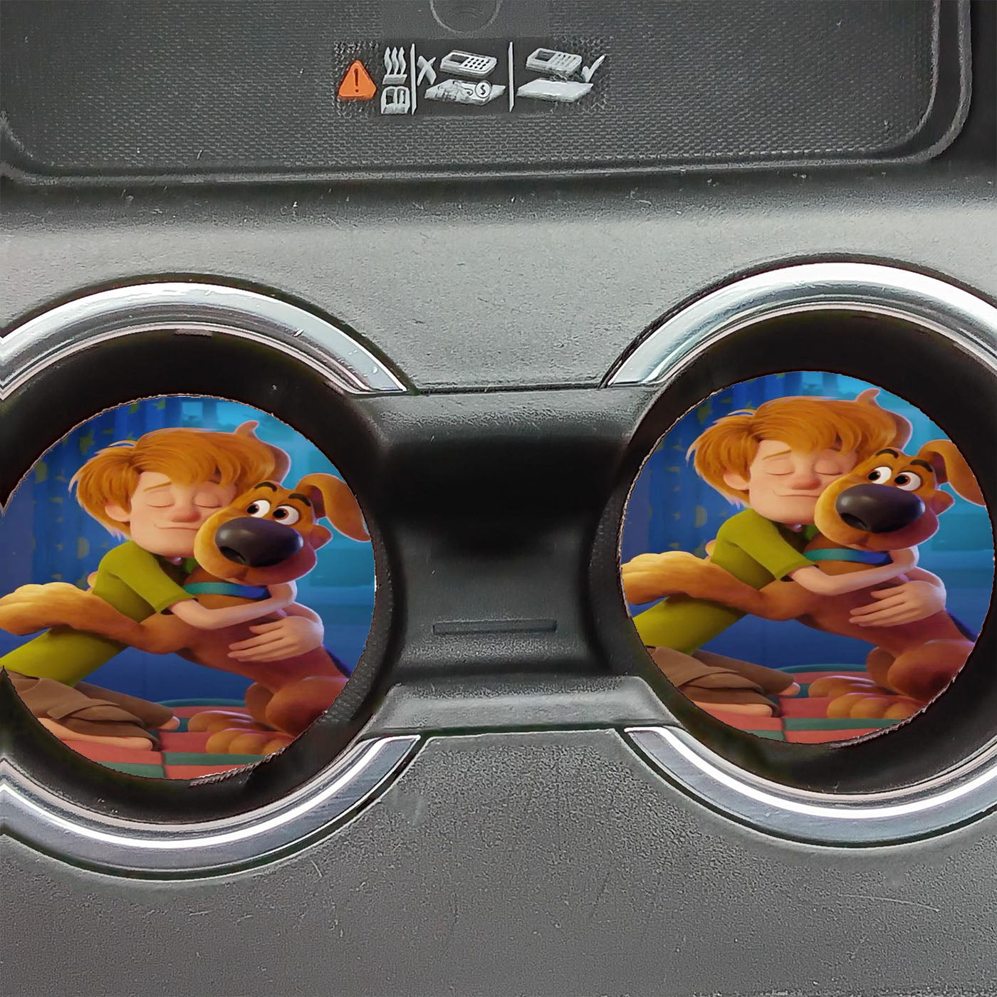New Scooby Doo Animated Movie Car Coasters