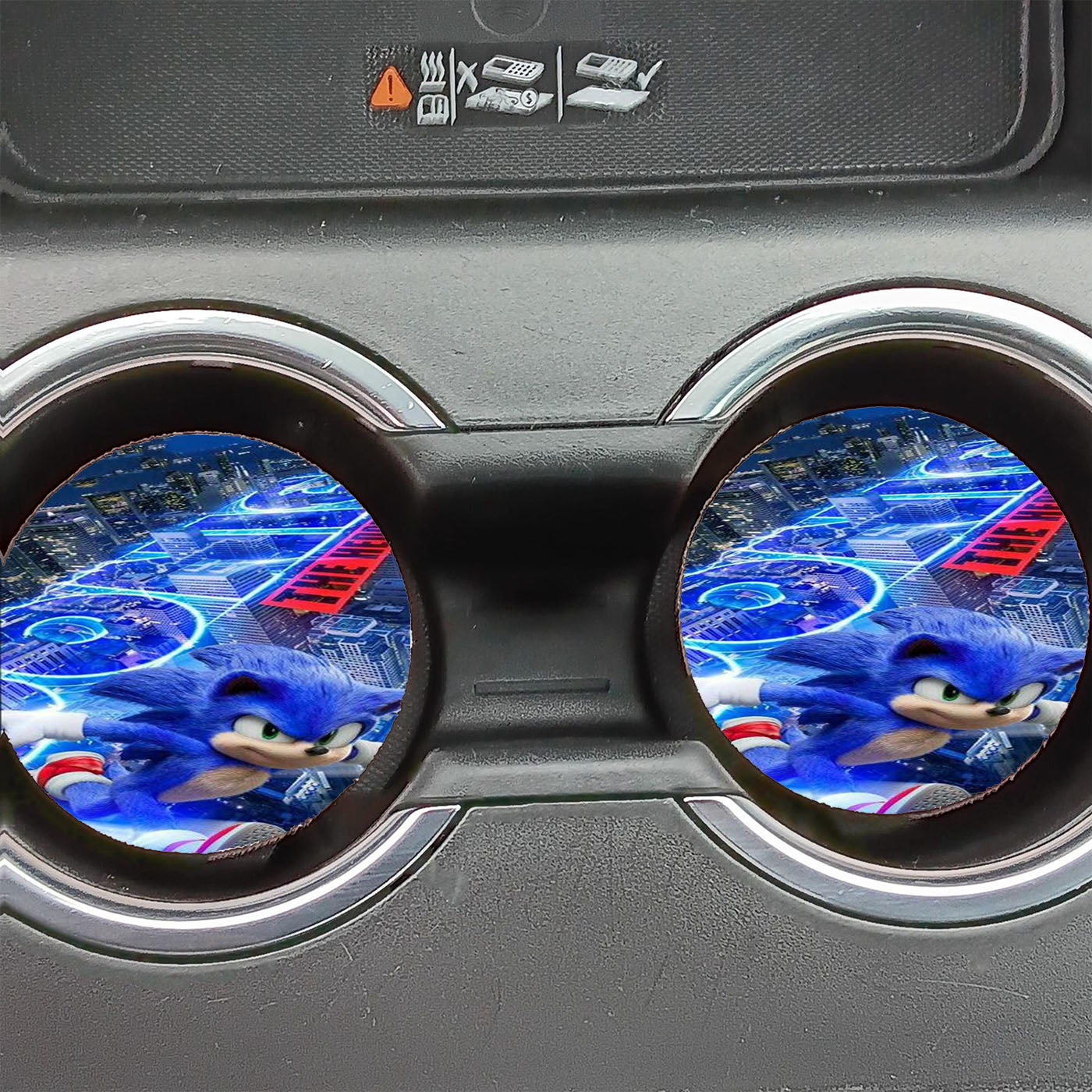 New Sonic The Hedgehog Car Coasters