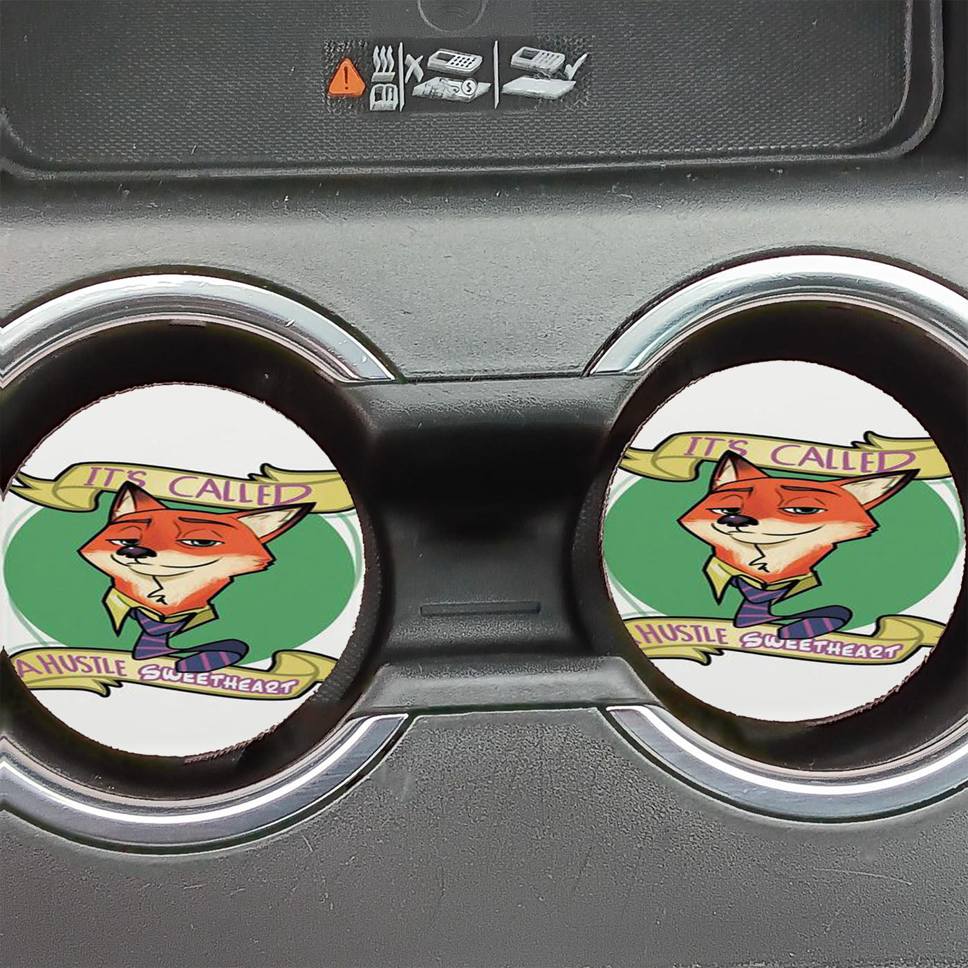 Nick Wilde Zootopia Animated Car Coasters