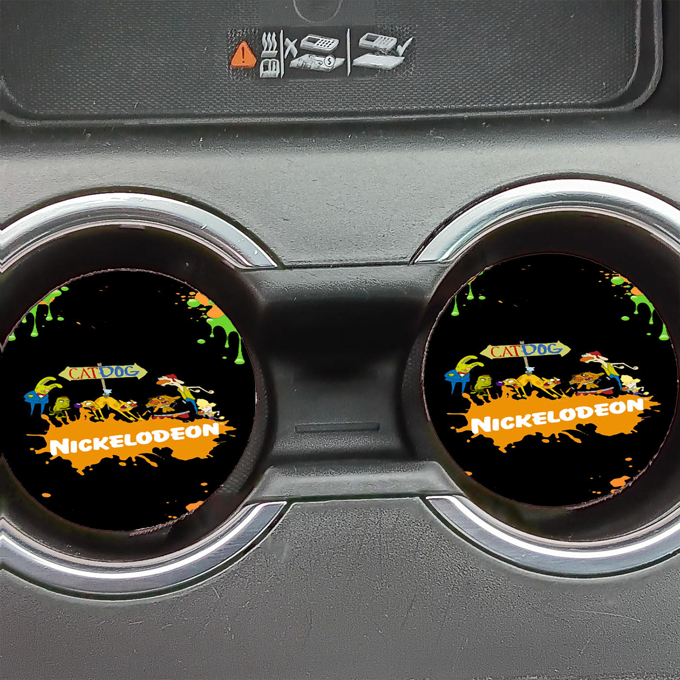 Nickelodeon Art Cat Car Coasters