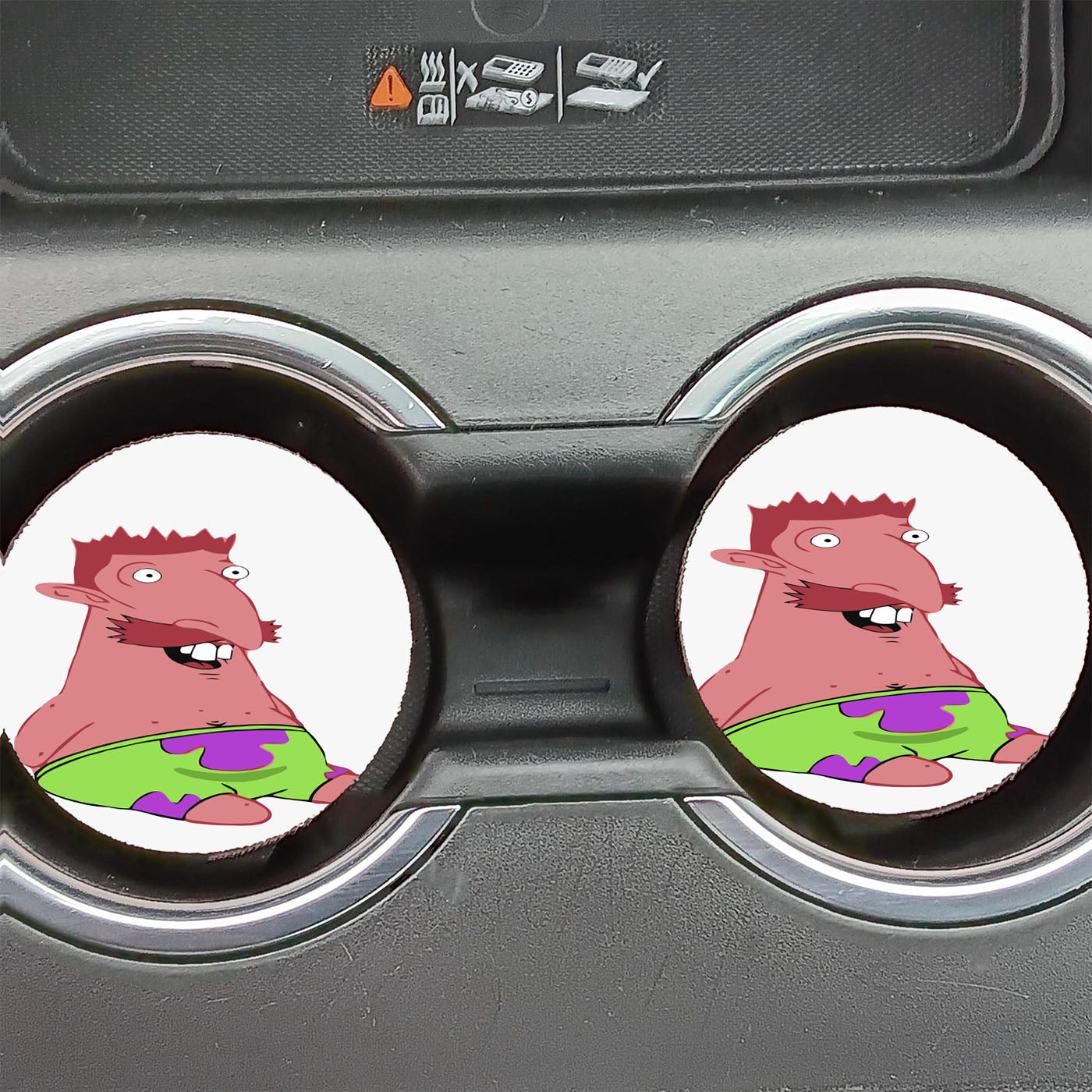 Nigel Thornberry Patrick Star Eliza Thornberrys Red Car Coasters