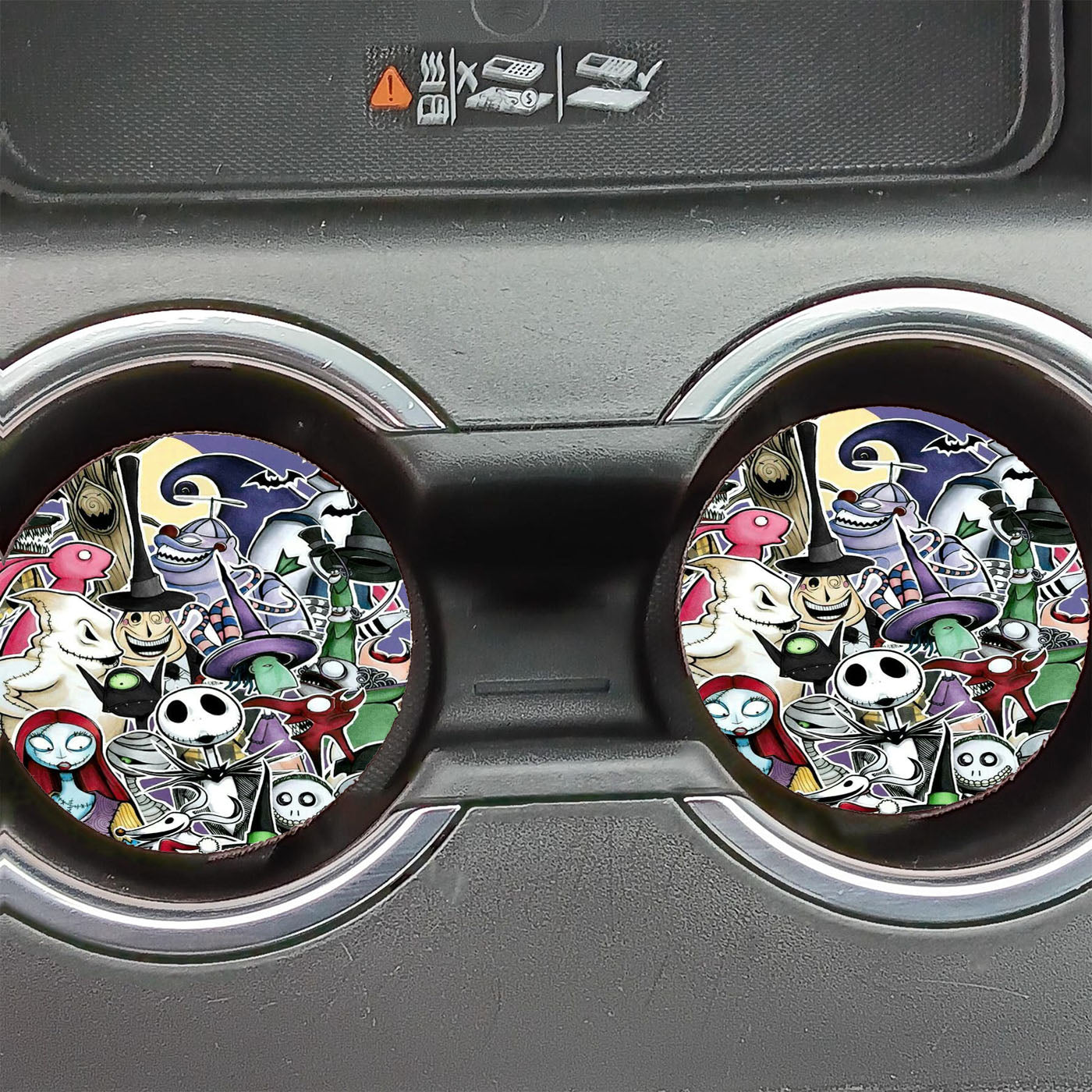 Nightmare Before Christmas Tim Burton All Characters Car Coasters