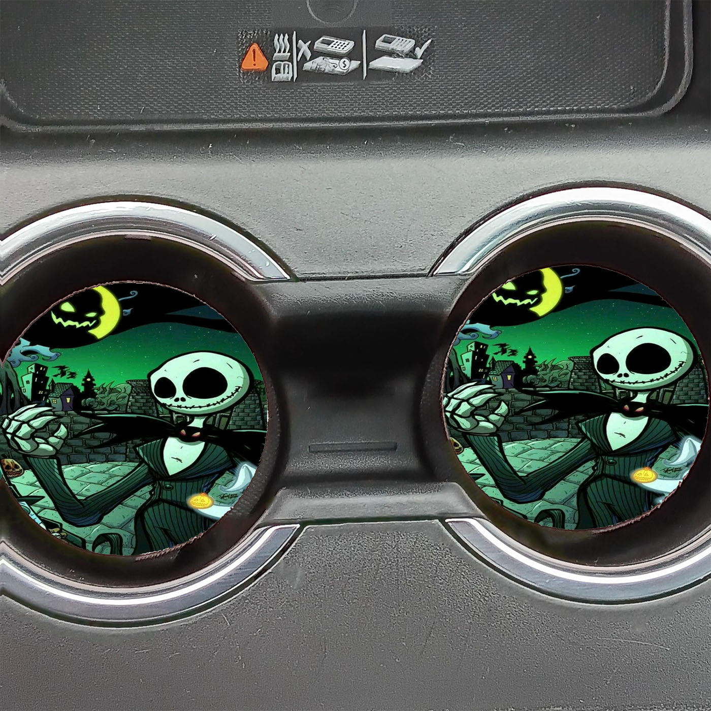 Nightmare Jack Skellington Car Coasters