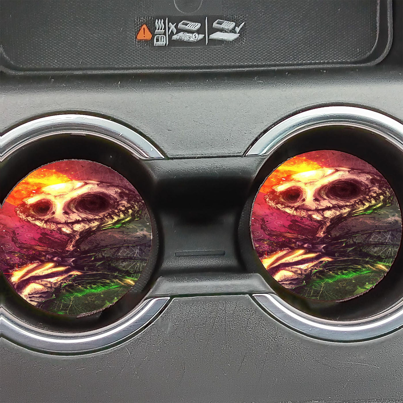 Nightmare Jack Skellington Art Car Coasters