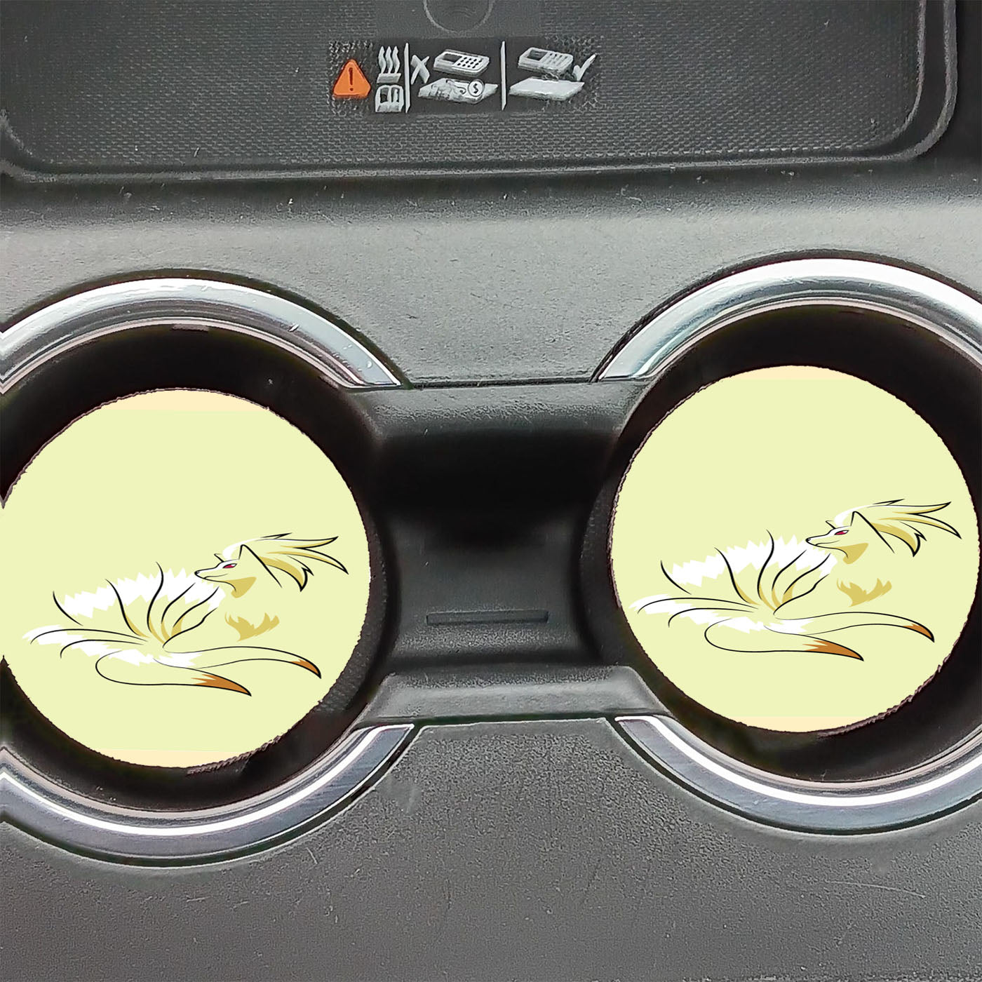 Ninetales Pokemon Car Coasters