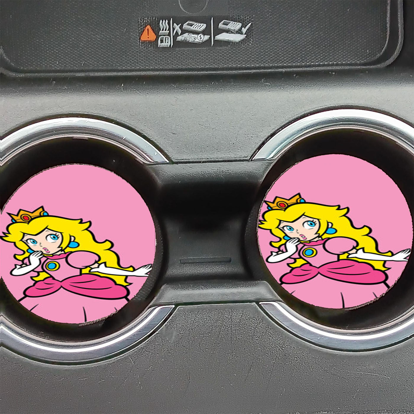 Nintendo Princess Peach Car Coasters