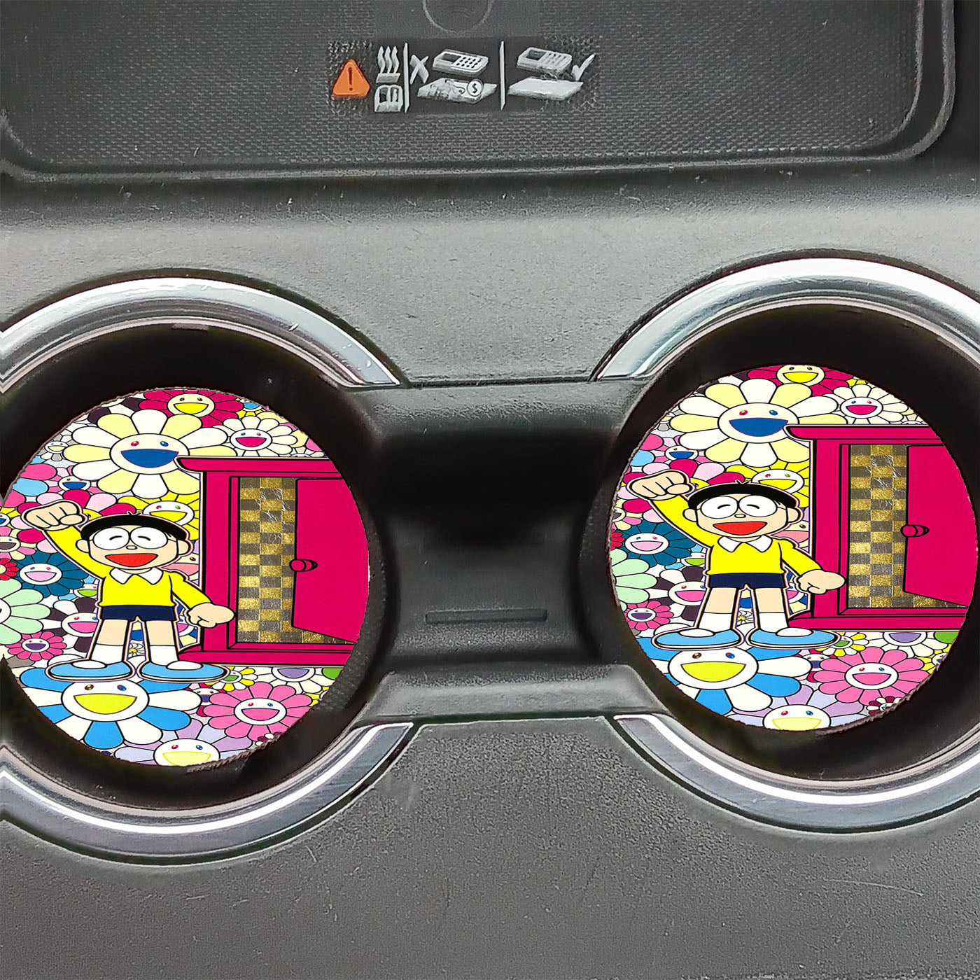 Nobita Takashi Murakami Doraemon Car Coasters
