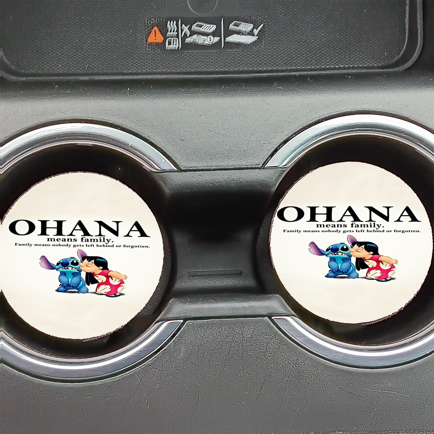 Ohana Big Family- Car Coasters