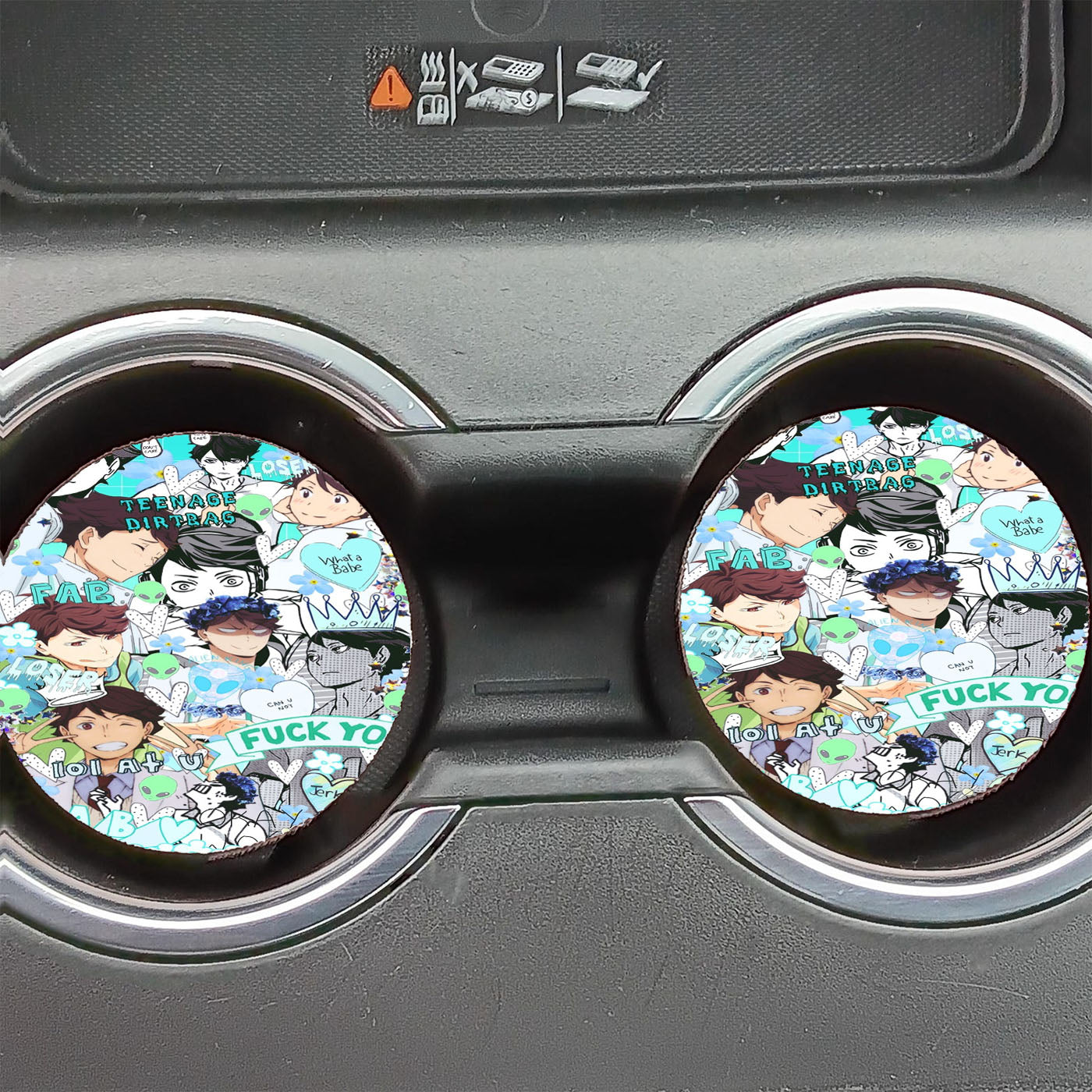 Oikawa Tooru Haikyuu Seijou High Team Car Coasters