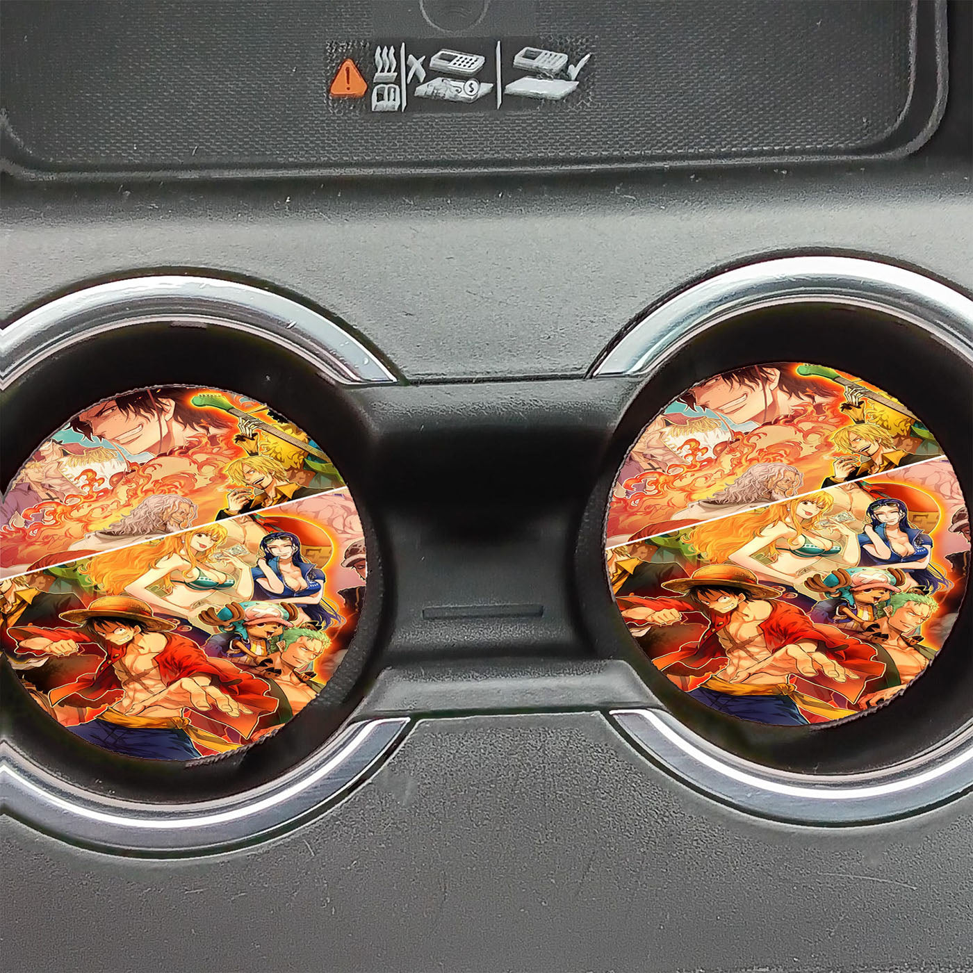 One Piece Artwork Car Coasters