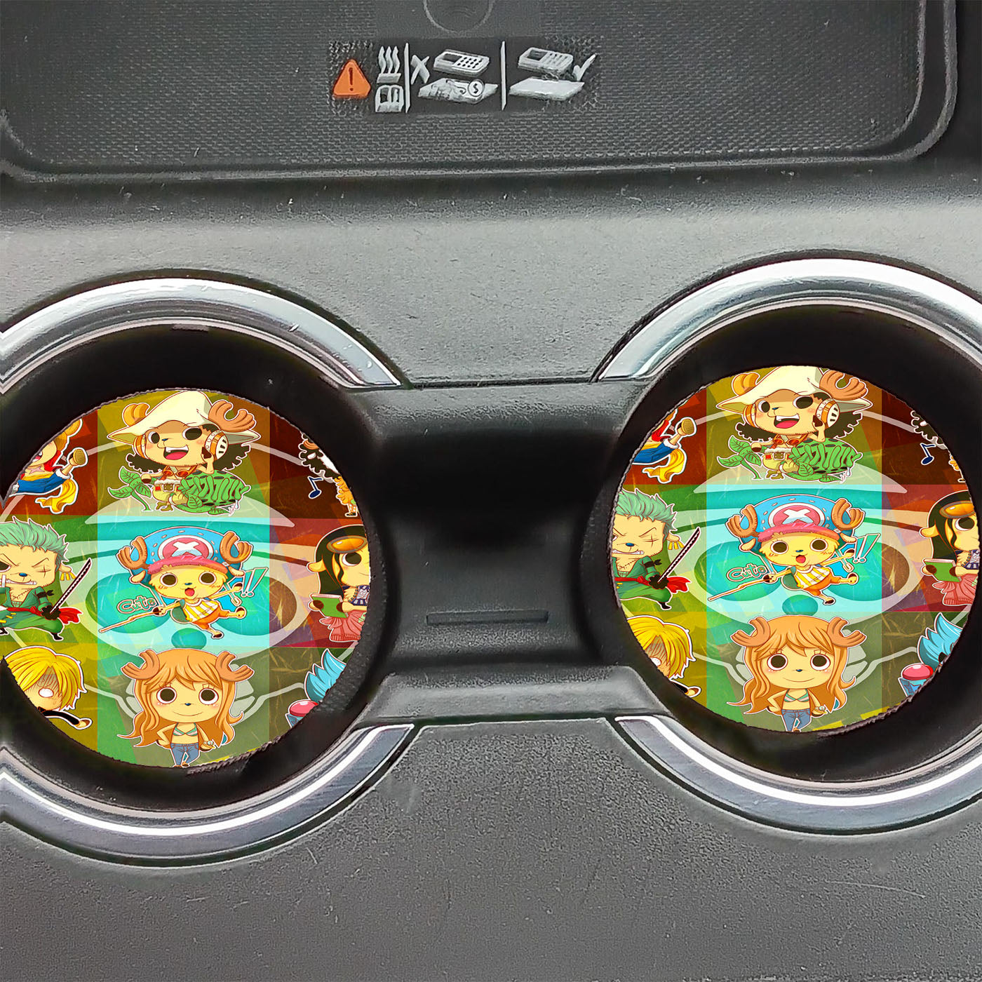 One Piece As Tony Copper Car Coasters