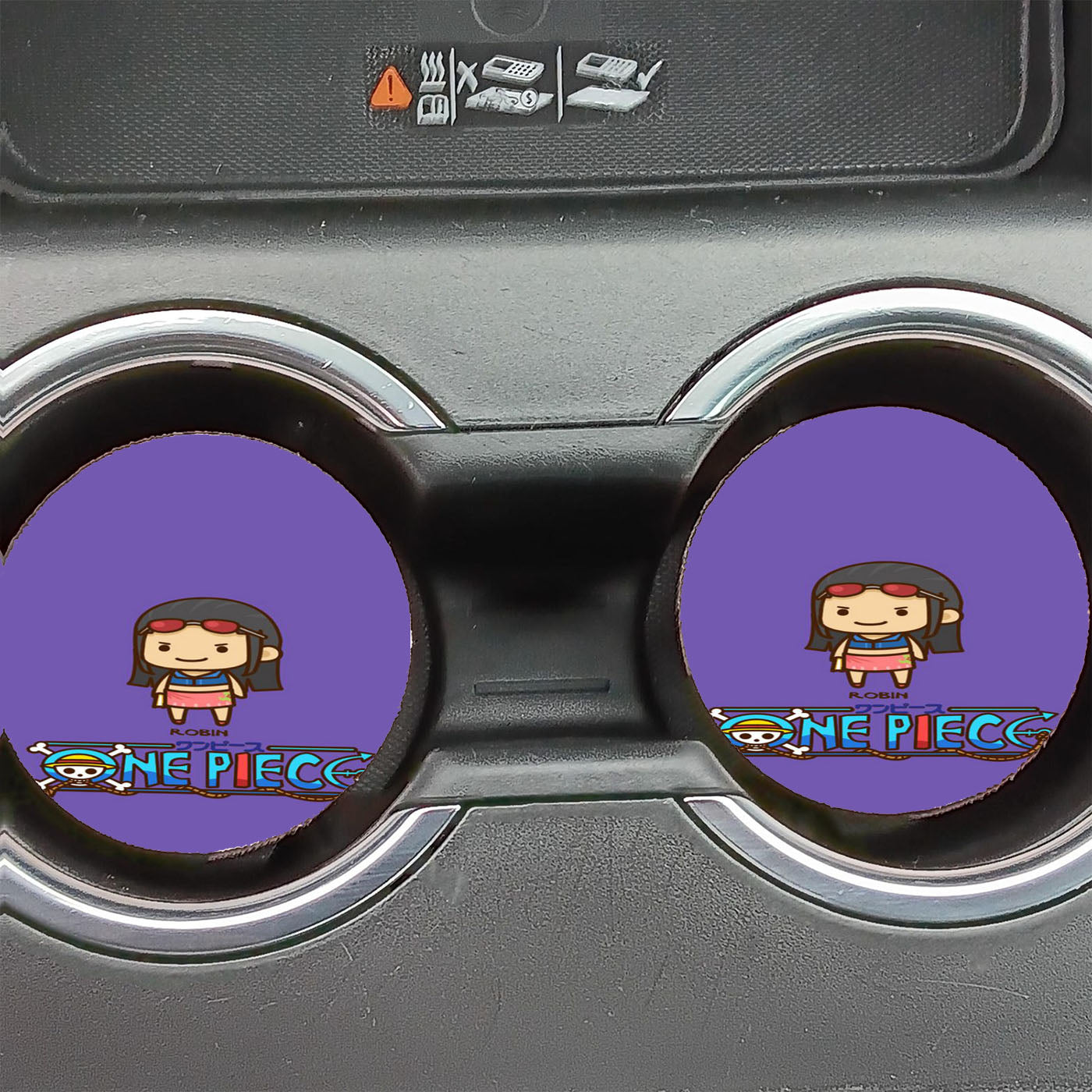 One Piece Robin Car Coasters