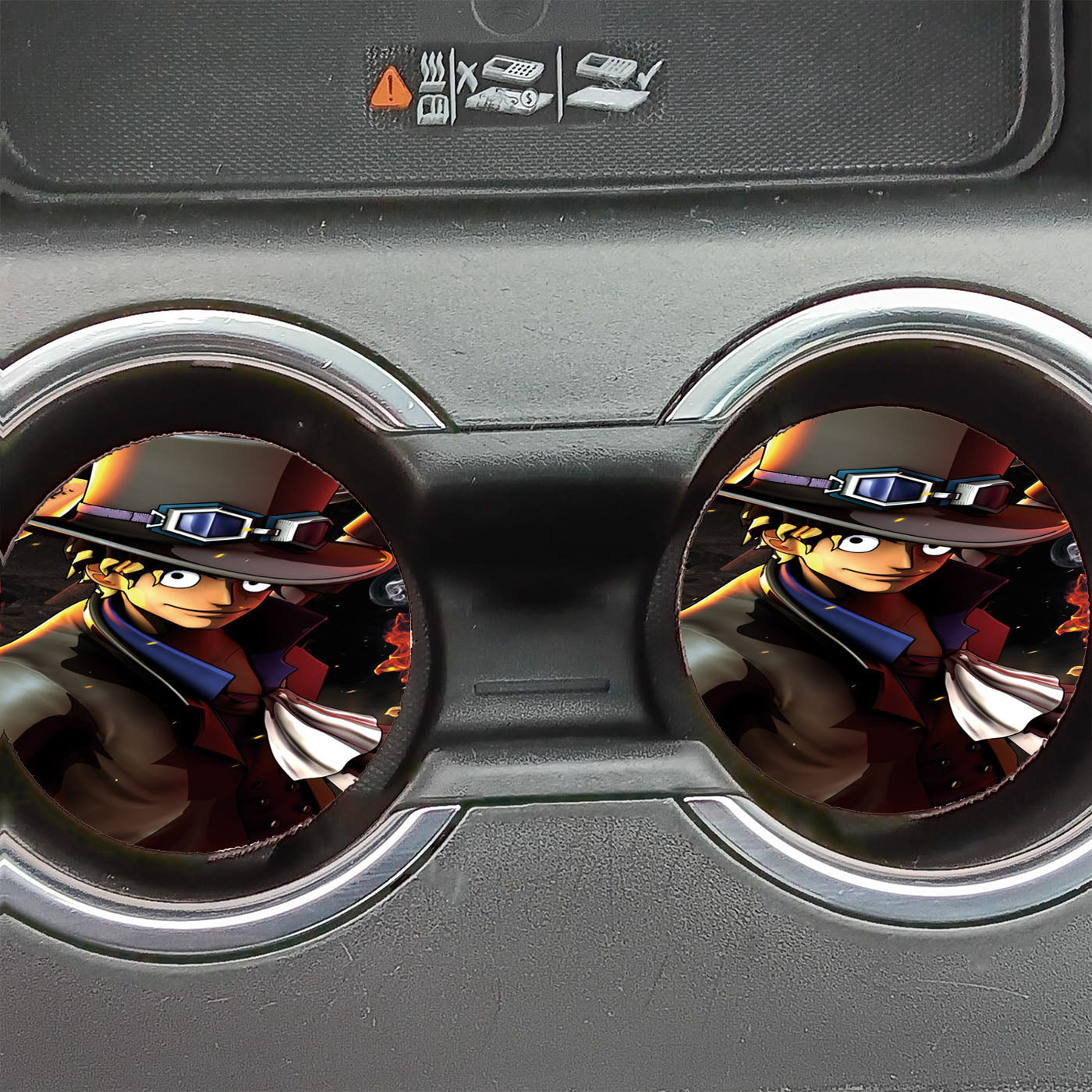 One Piece Sabo Car Coasters