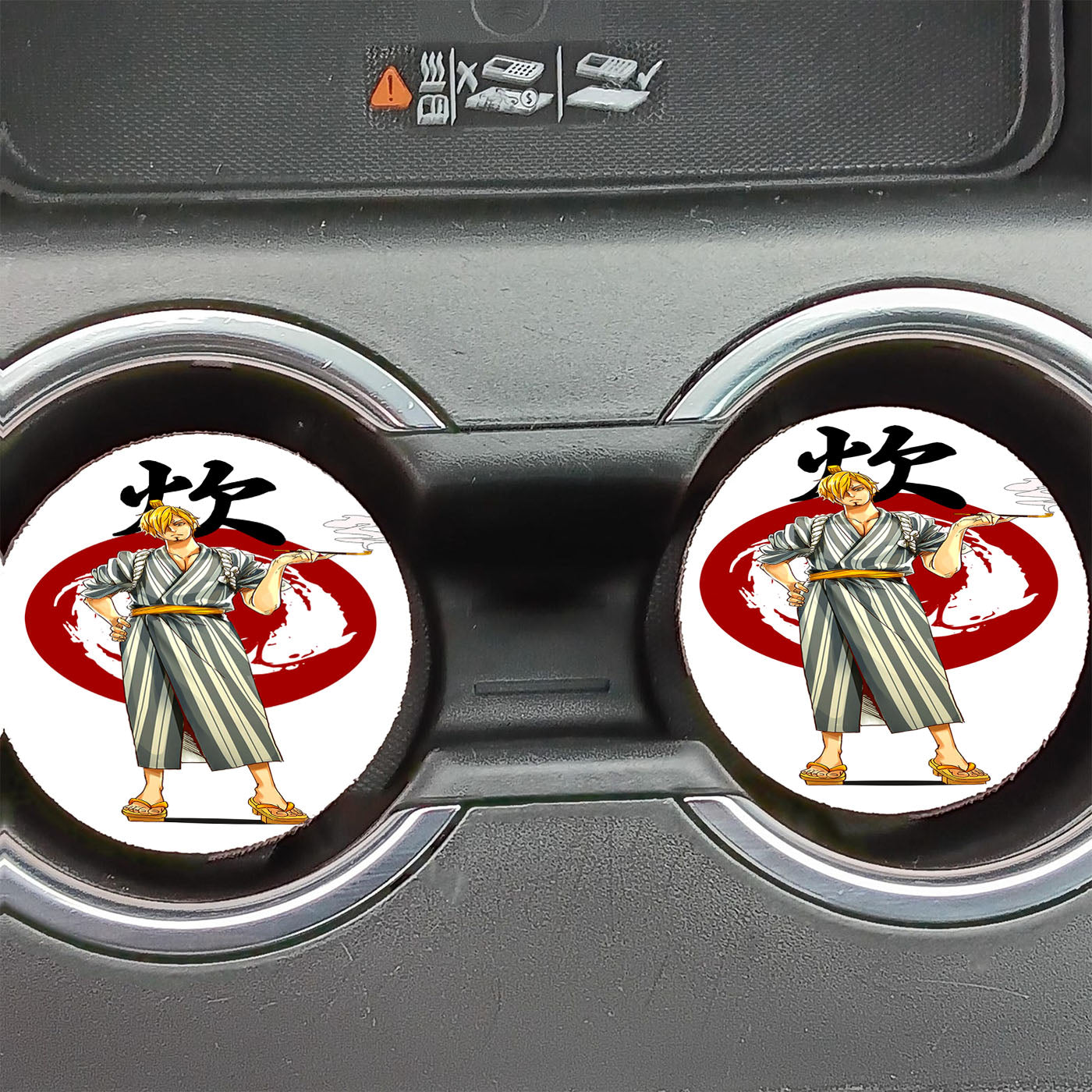 One Piece Sanji Car Coasters