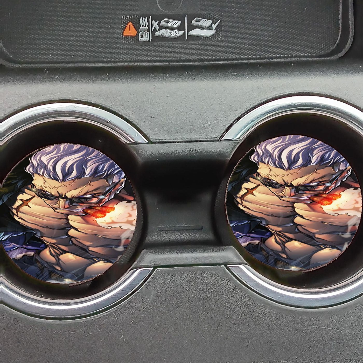 One Piece Smoker Car Coasters