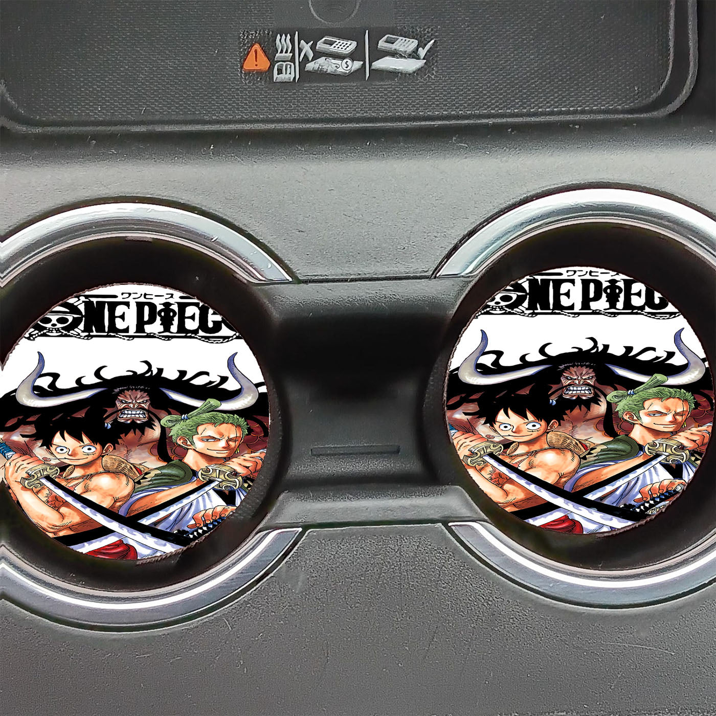 One Piece Sticker Car Coasters