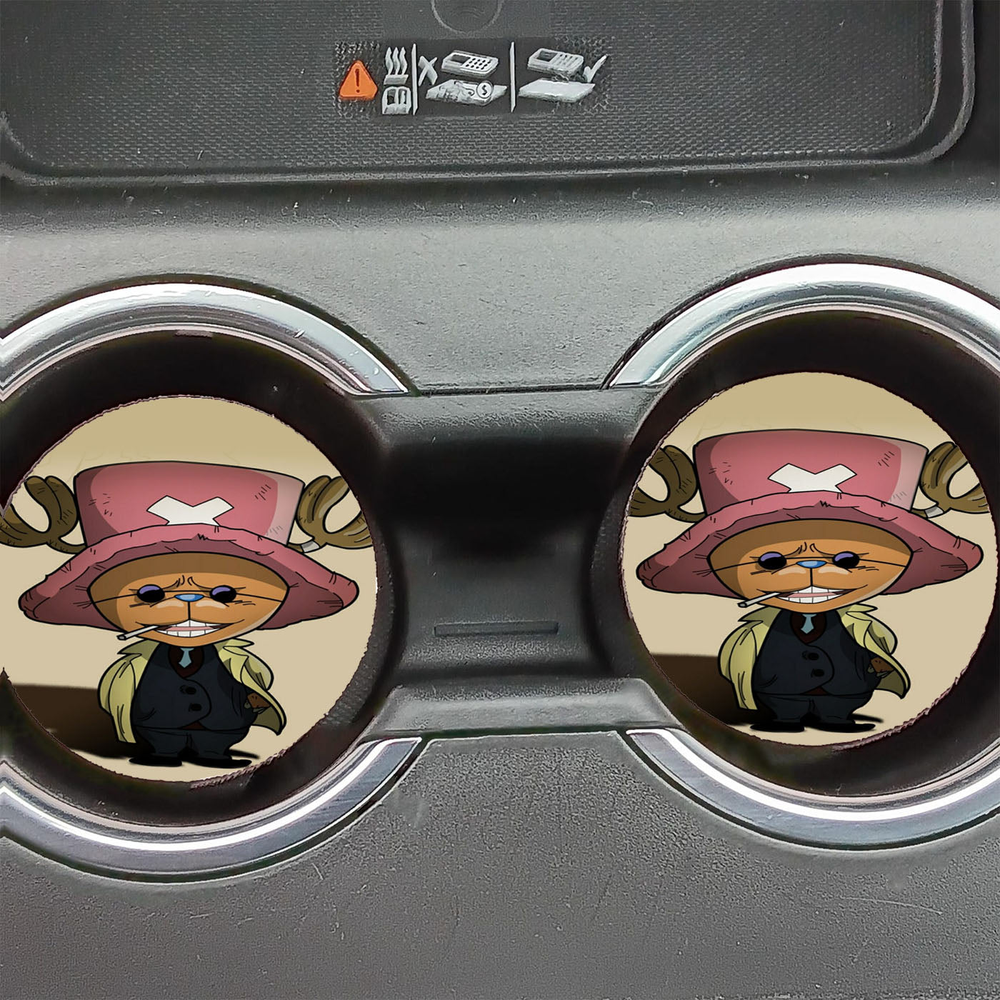 One Piece Tony Tony Chopper Car Coasters