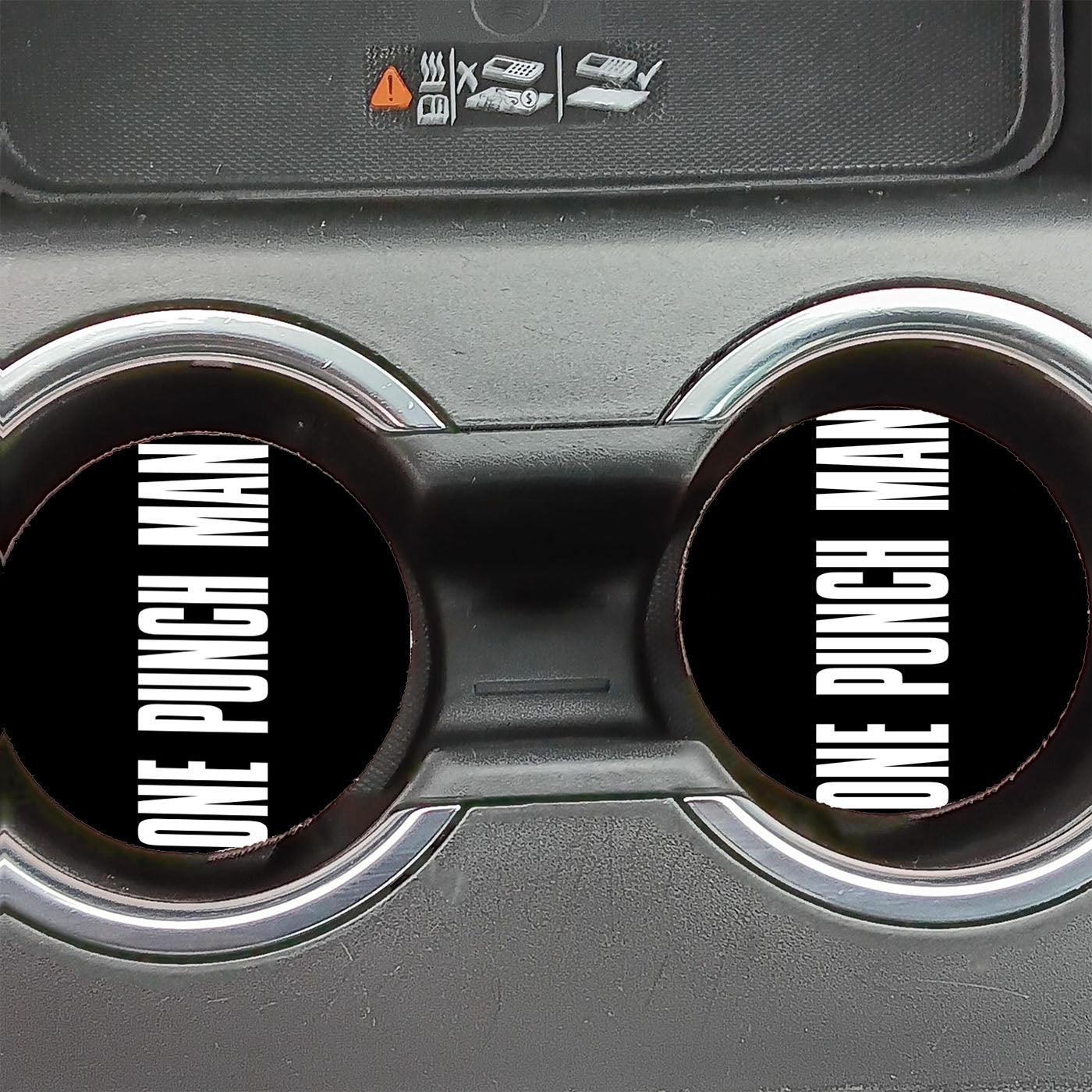 One Punch Man Logo Car Coasters