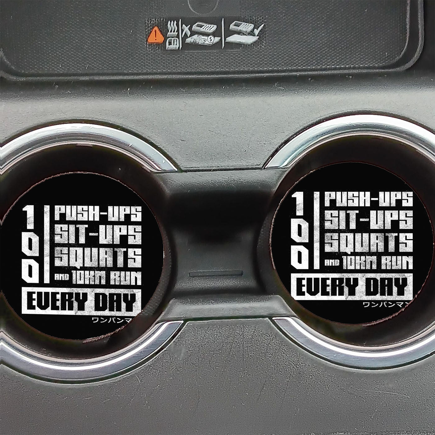 One Punch Man Regimen Car Coasters