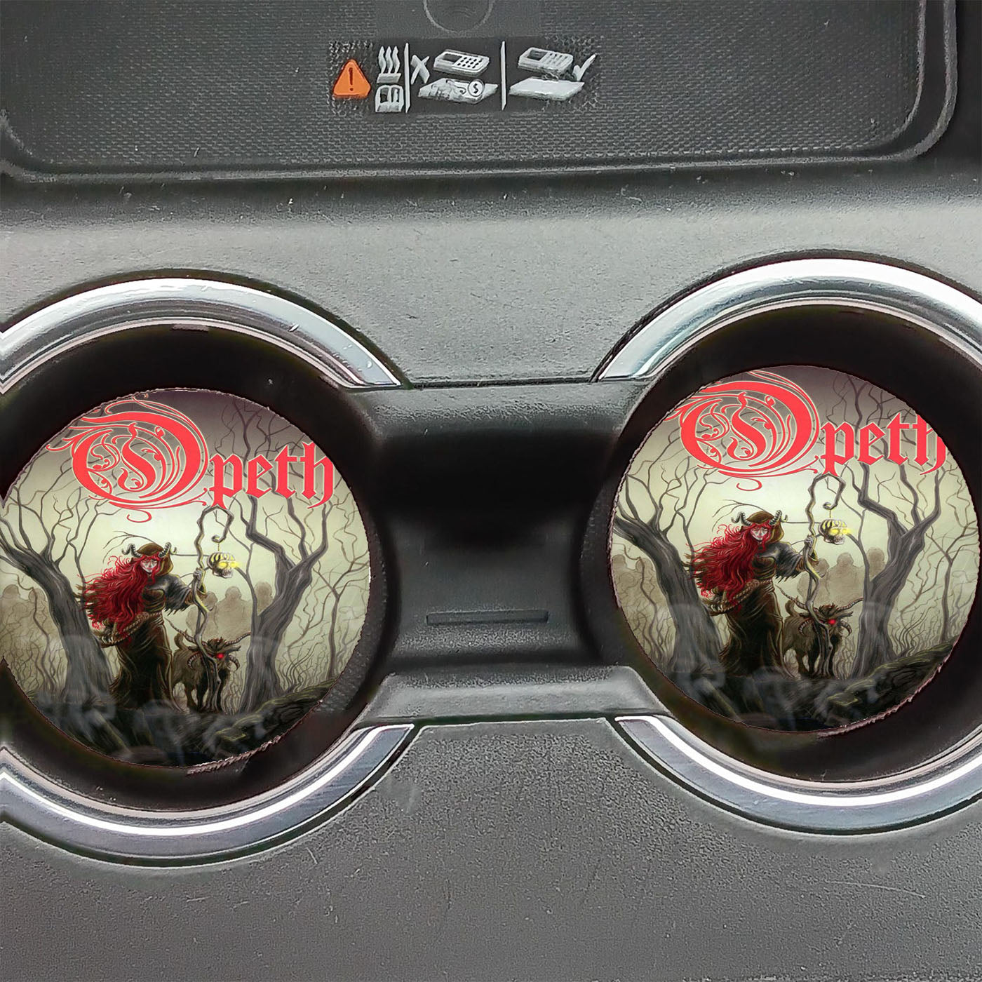 Opeth Comic Car Coasters