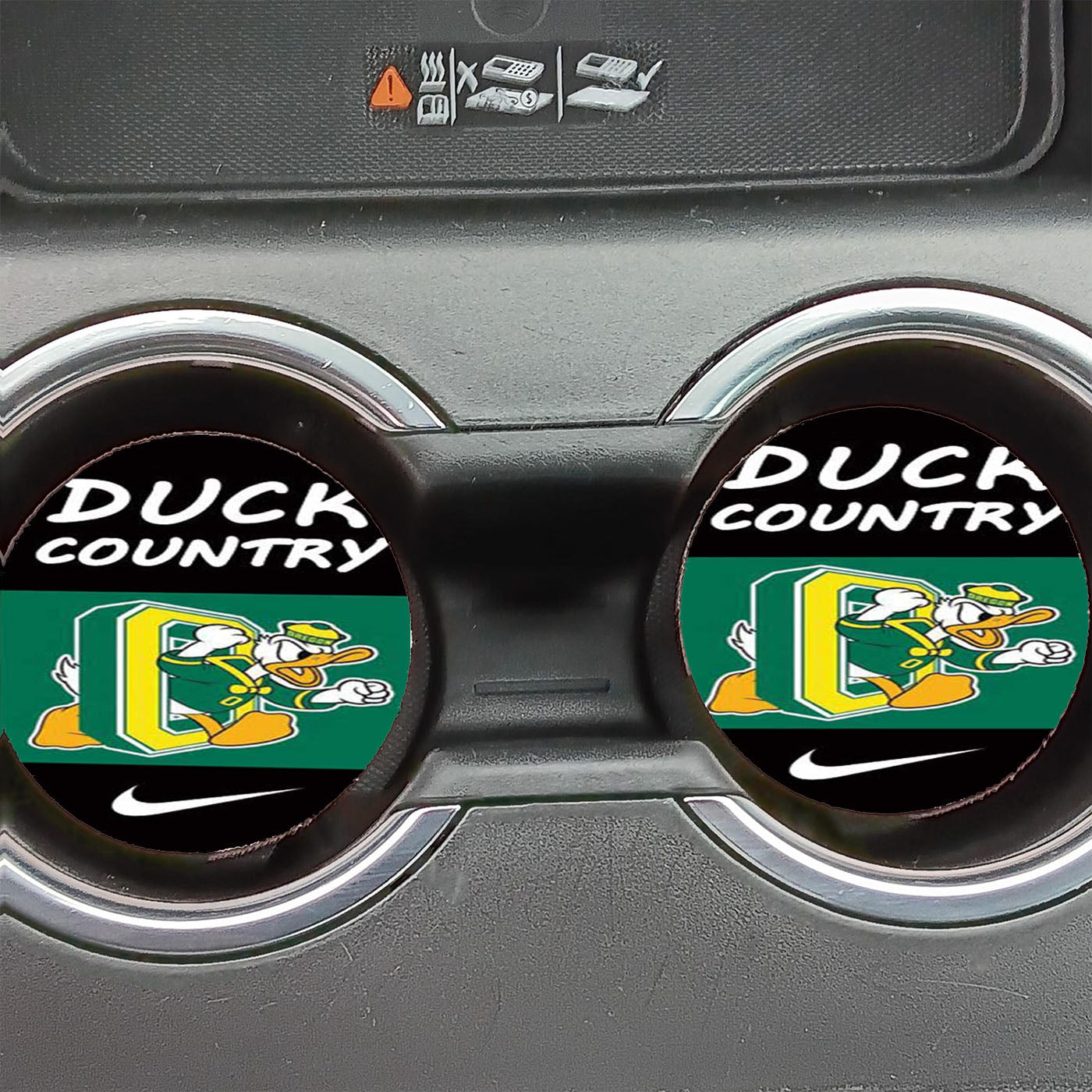 Oregon Ducks Donald Car Coasters