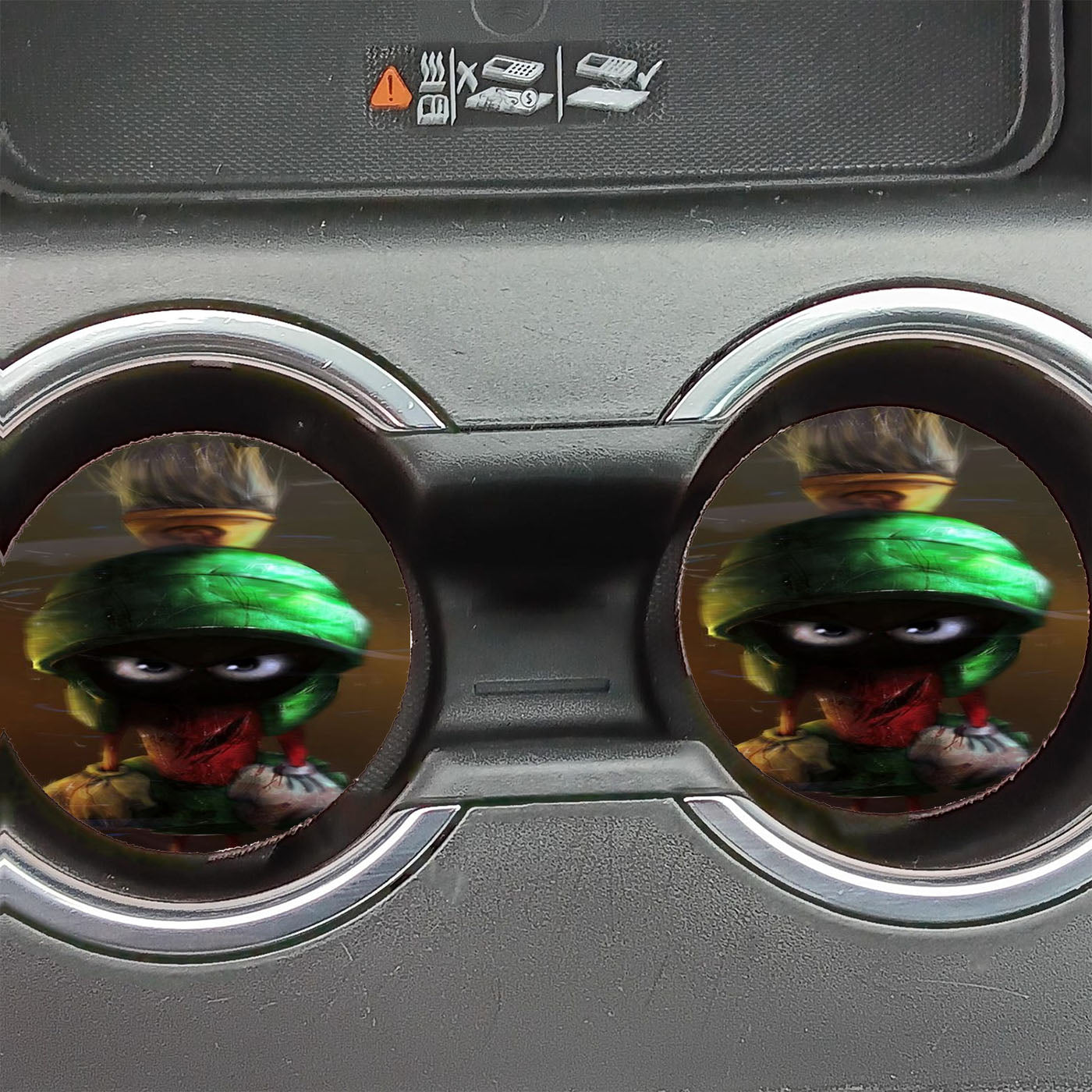 Painting Art Marvin The Martian Looney Tunes Car Coasters
