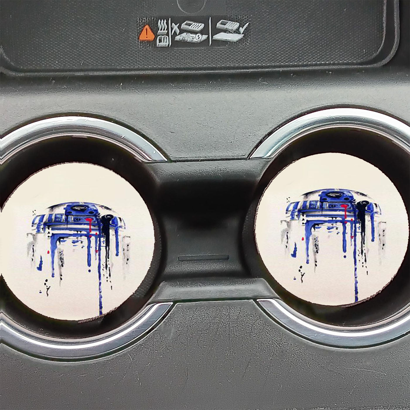 Painting Starwars Art Illustration Car Coasters
