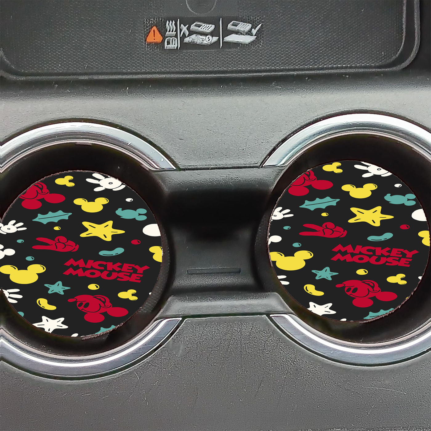 Pattern Mickey Mouse Car Coasters