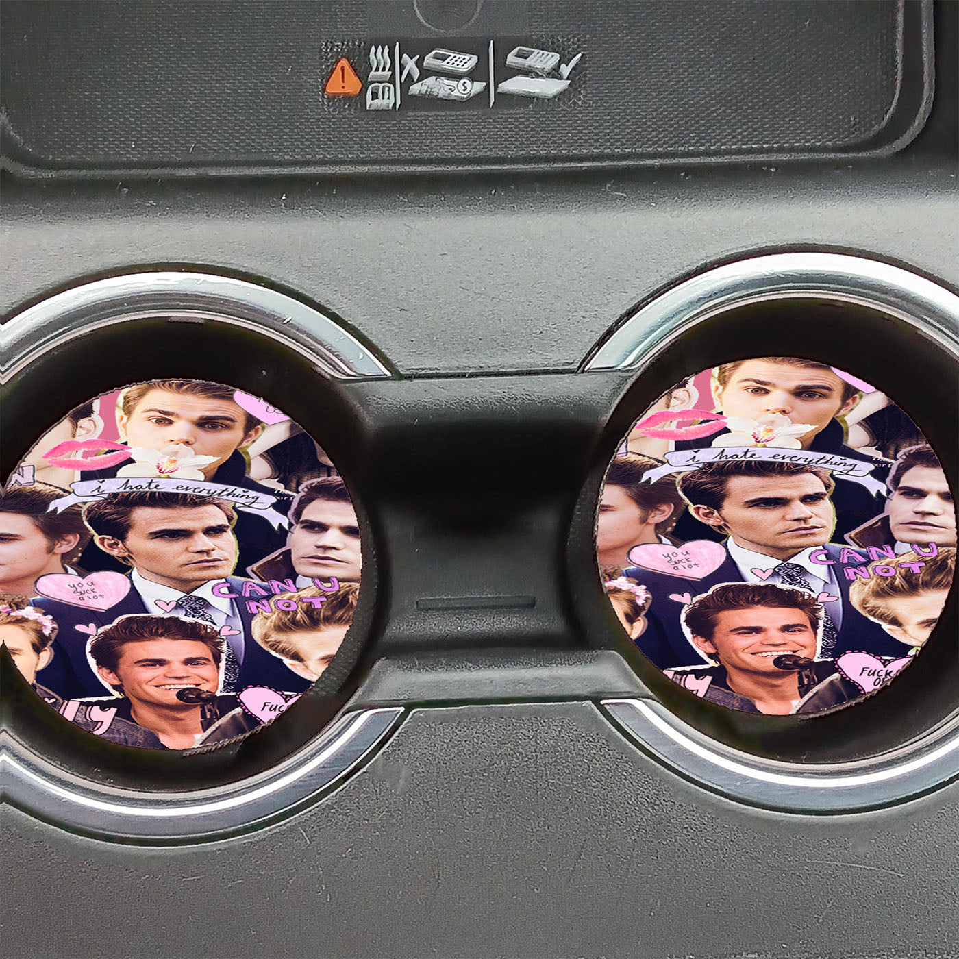 Paul Wesley Vampire Diaries Car Coasters