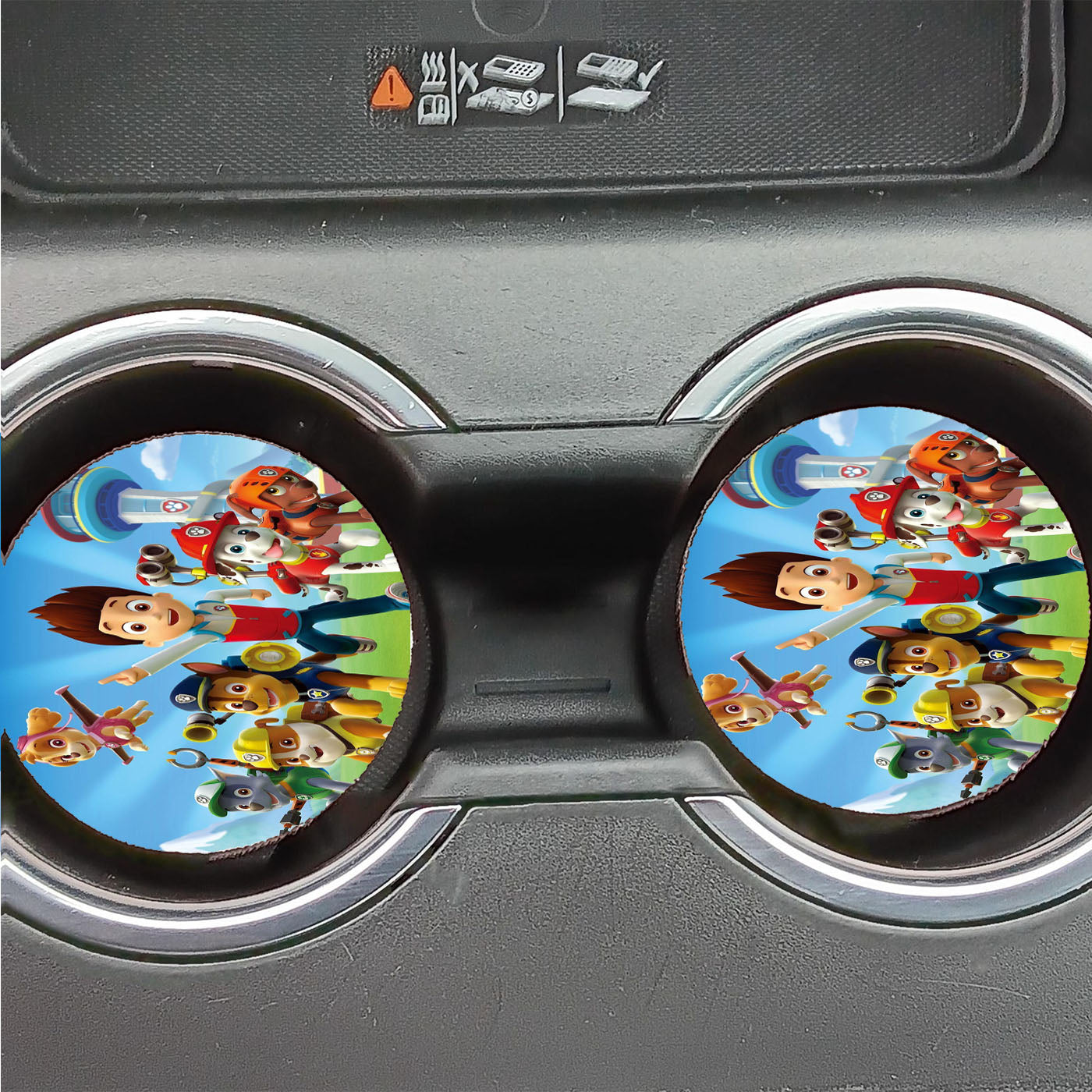 Paw Patrol Dogs Movie Car Coasters