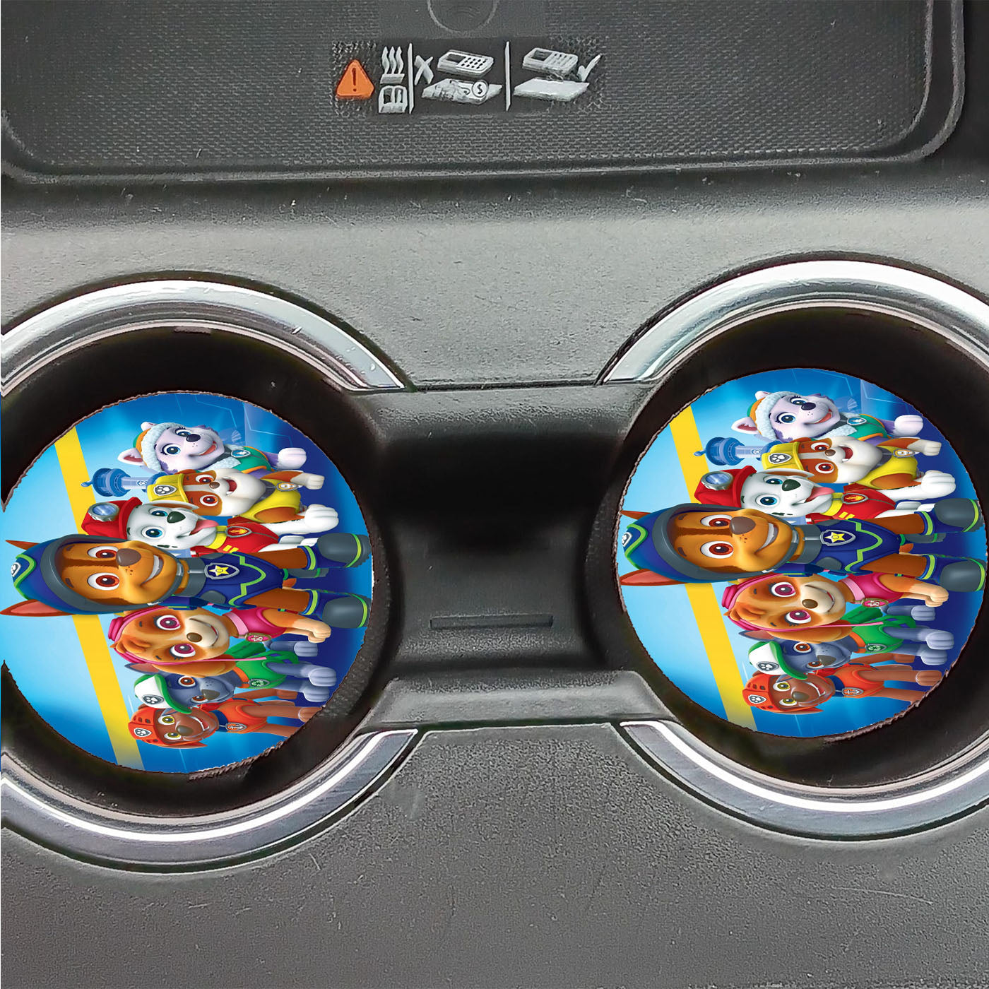 Paw Patrol Dogs Wallpapers Car Coasters
