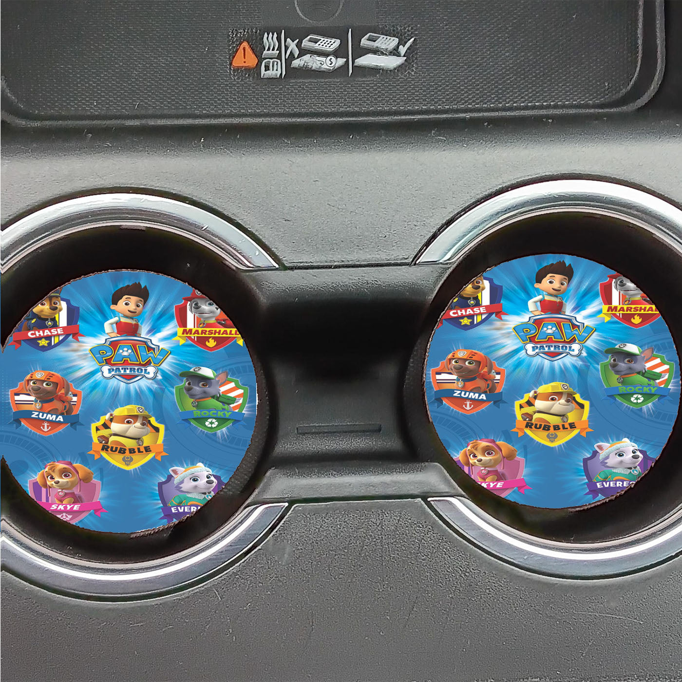 Paw Patrol Name Characters Car Coasters