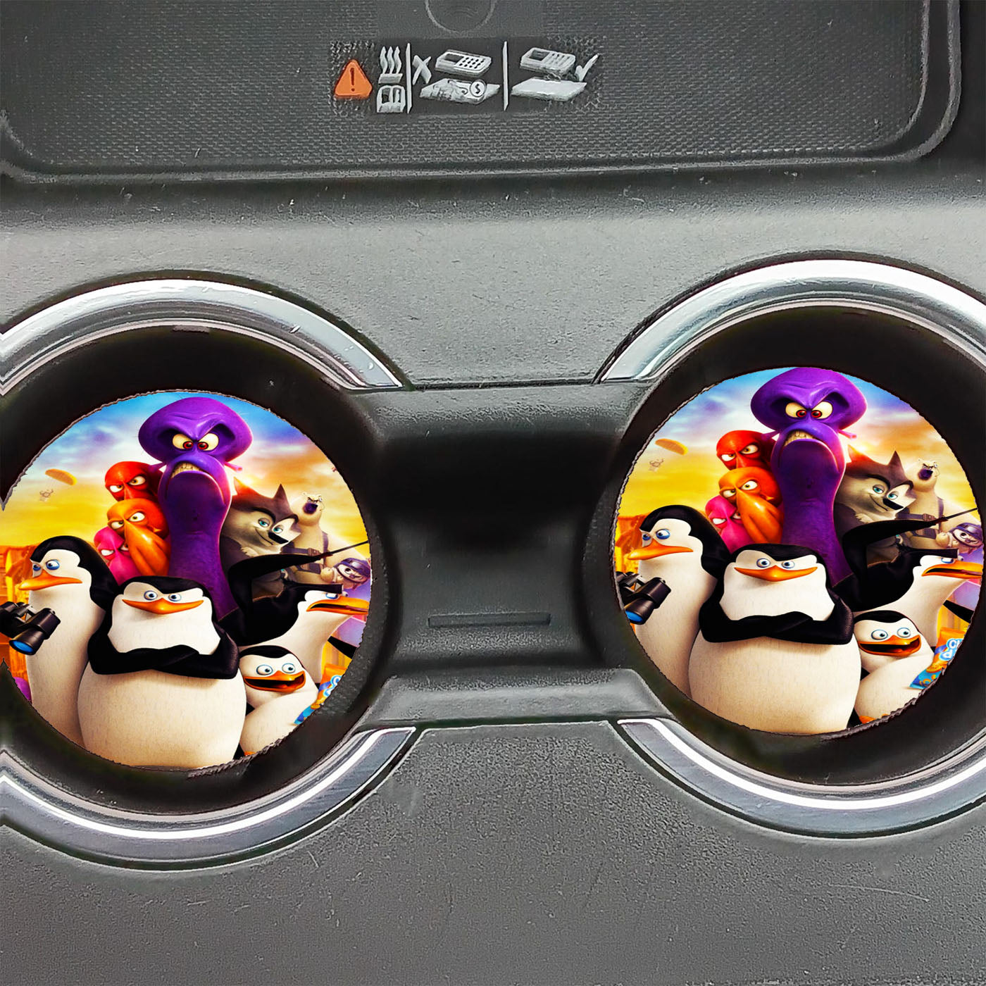 Penguins Of Madagascar Car Coasters
