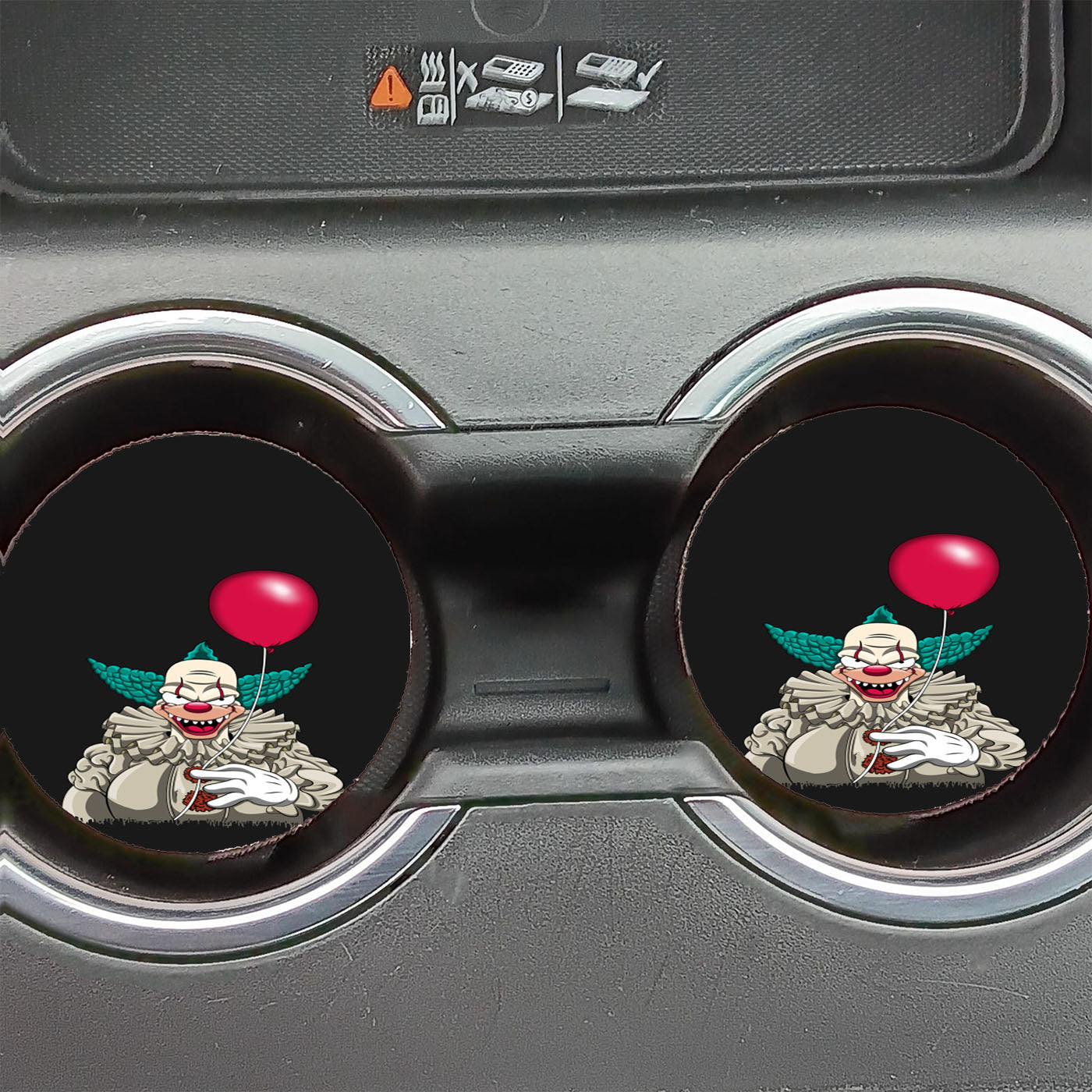Pennywise It The Simpsons Car Coasters