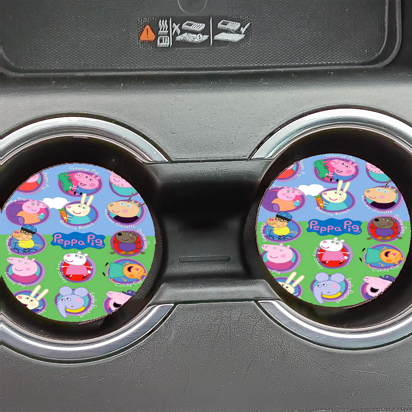 Peppa Pig All Character Car Coasters