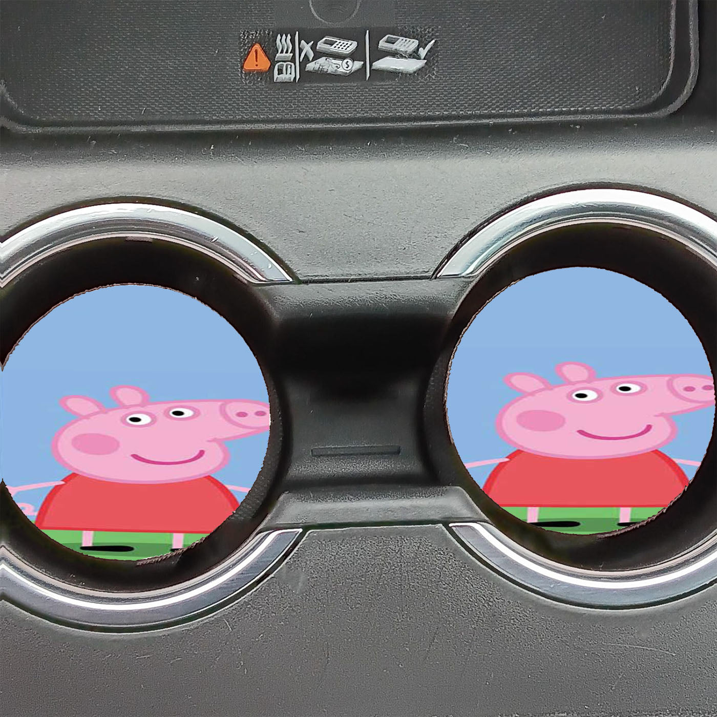 Peppa Pig Arms Out Car Coasters