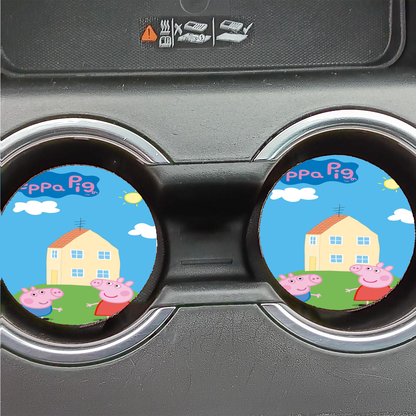 Peppa Pig Houses Car Coasters