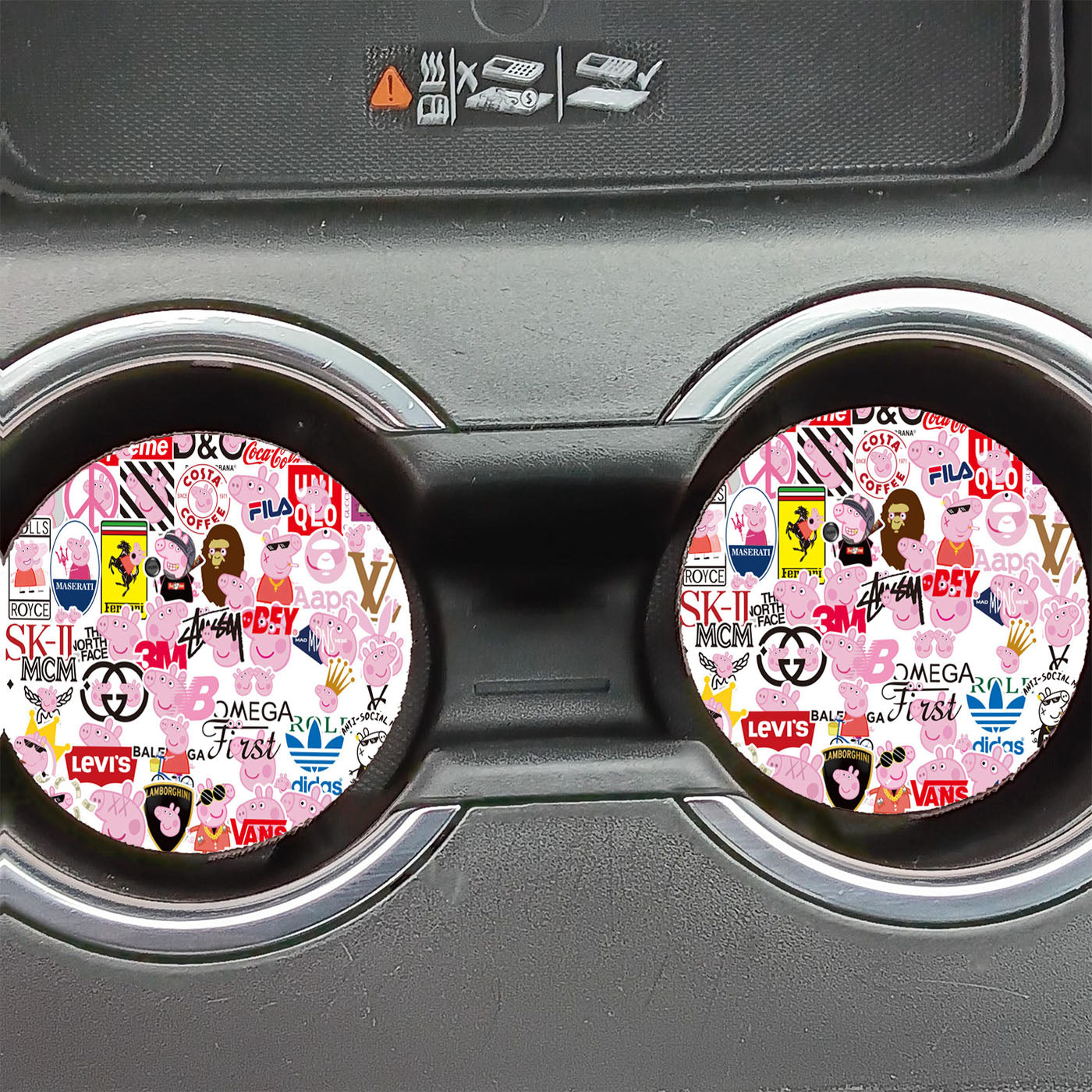 Peppa Pig Sticker Collection 2 Car Coasters