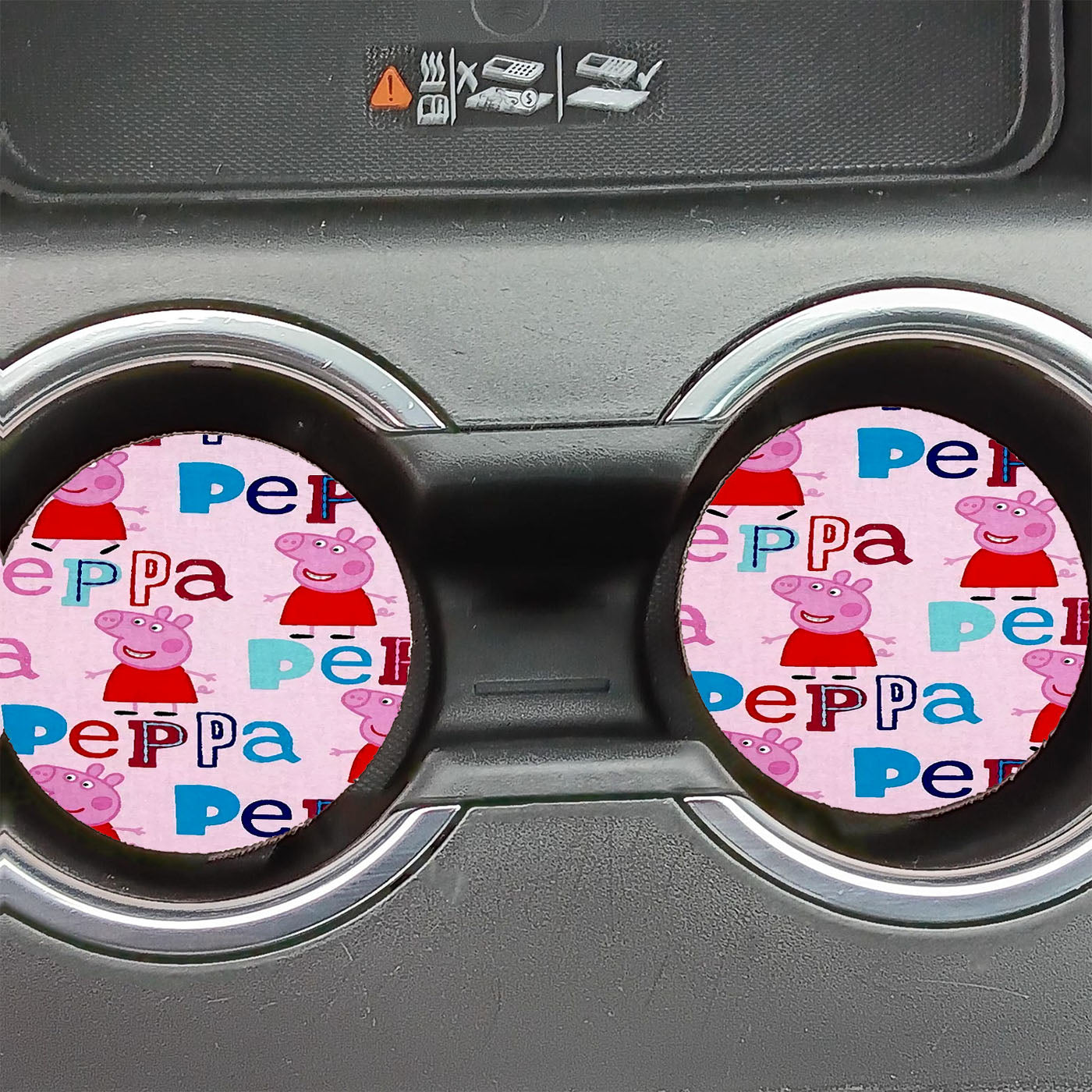 Peppa Pink Doodle Car Coasters