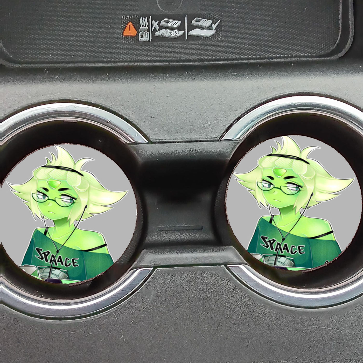 Peridot Steven Universe Car Coasters