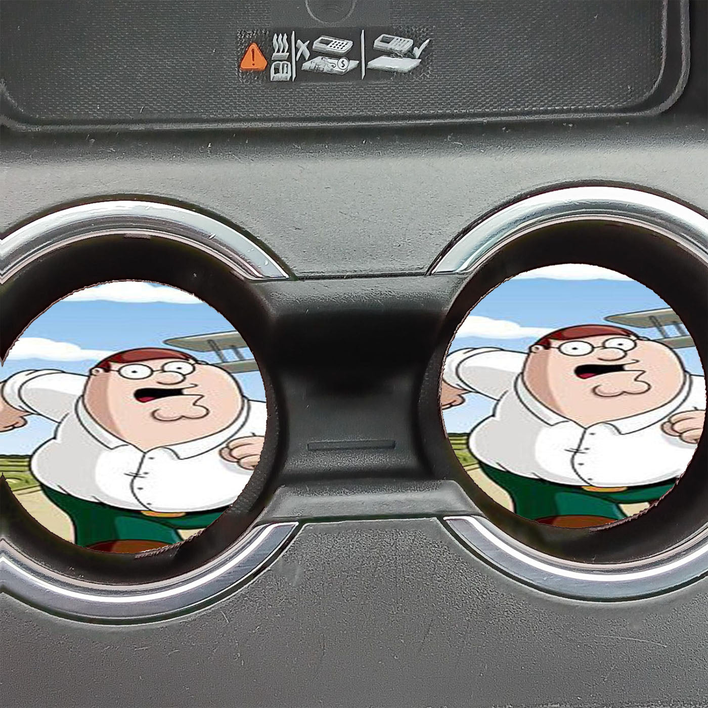 Peter Griffin Plane - Family Guy Car Coasters
