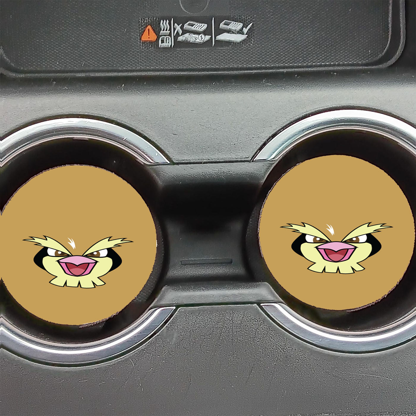Pidgey Pokemon Car Coasters
