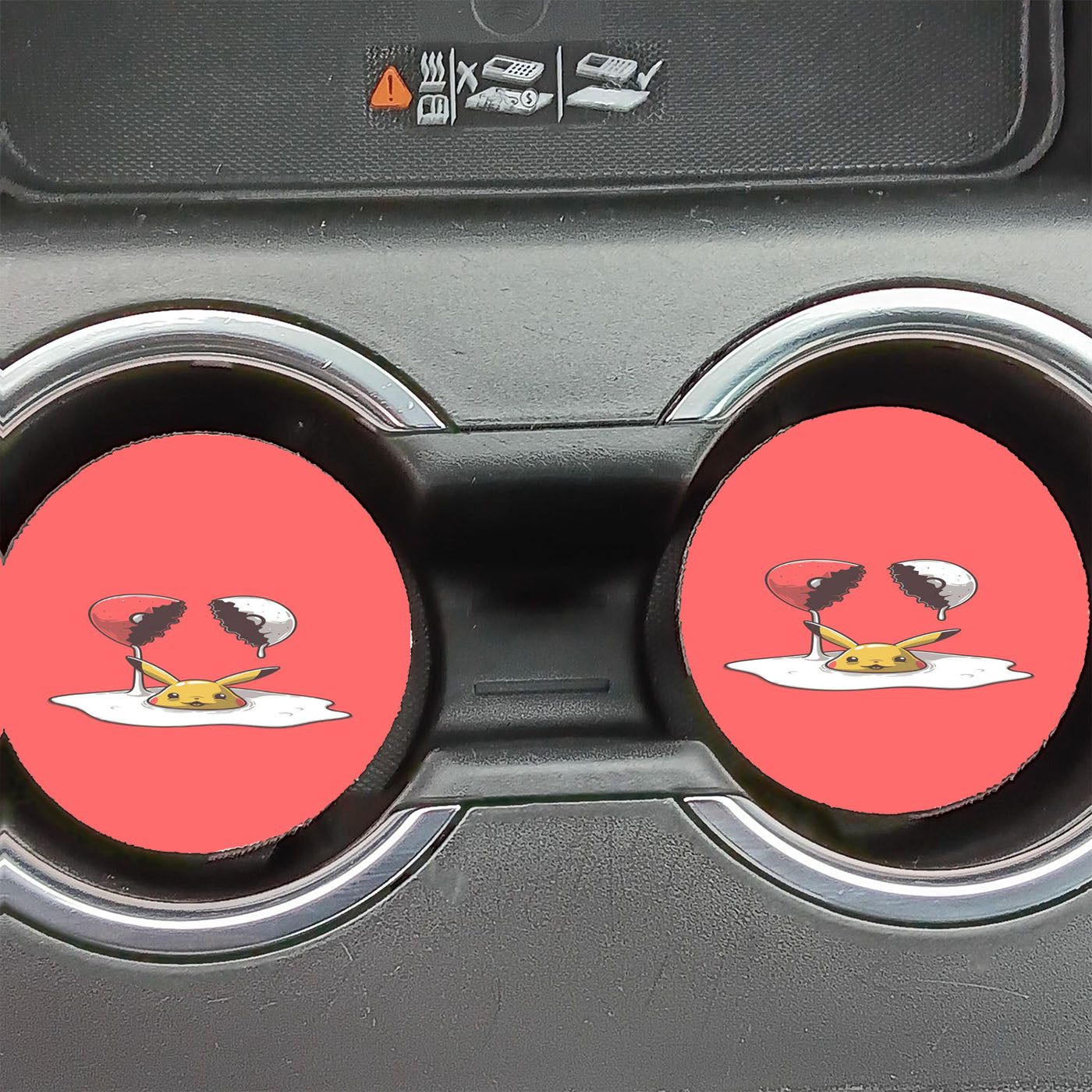 Pikachu Pokemo Car Coasters