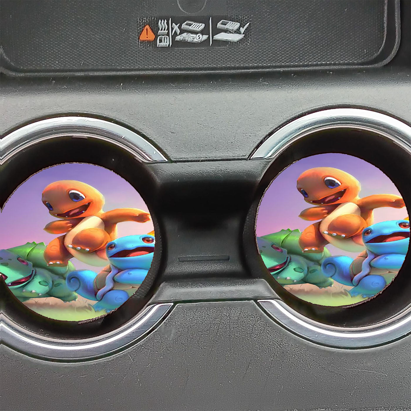 Pikachu Pokemon Anime Car Coasters
