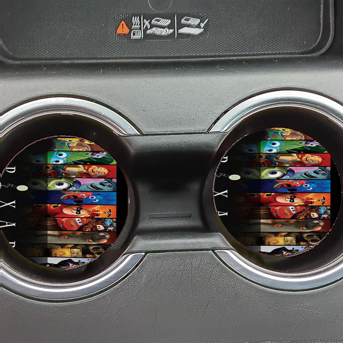 Pixar Studio Movie Disney Animation Car Coasters