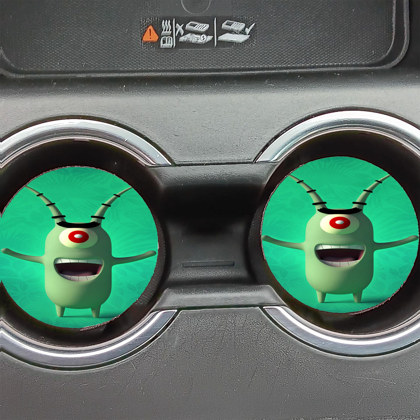 Plankton Spongebob Car Coasters